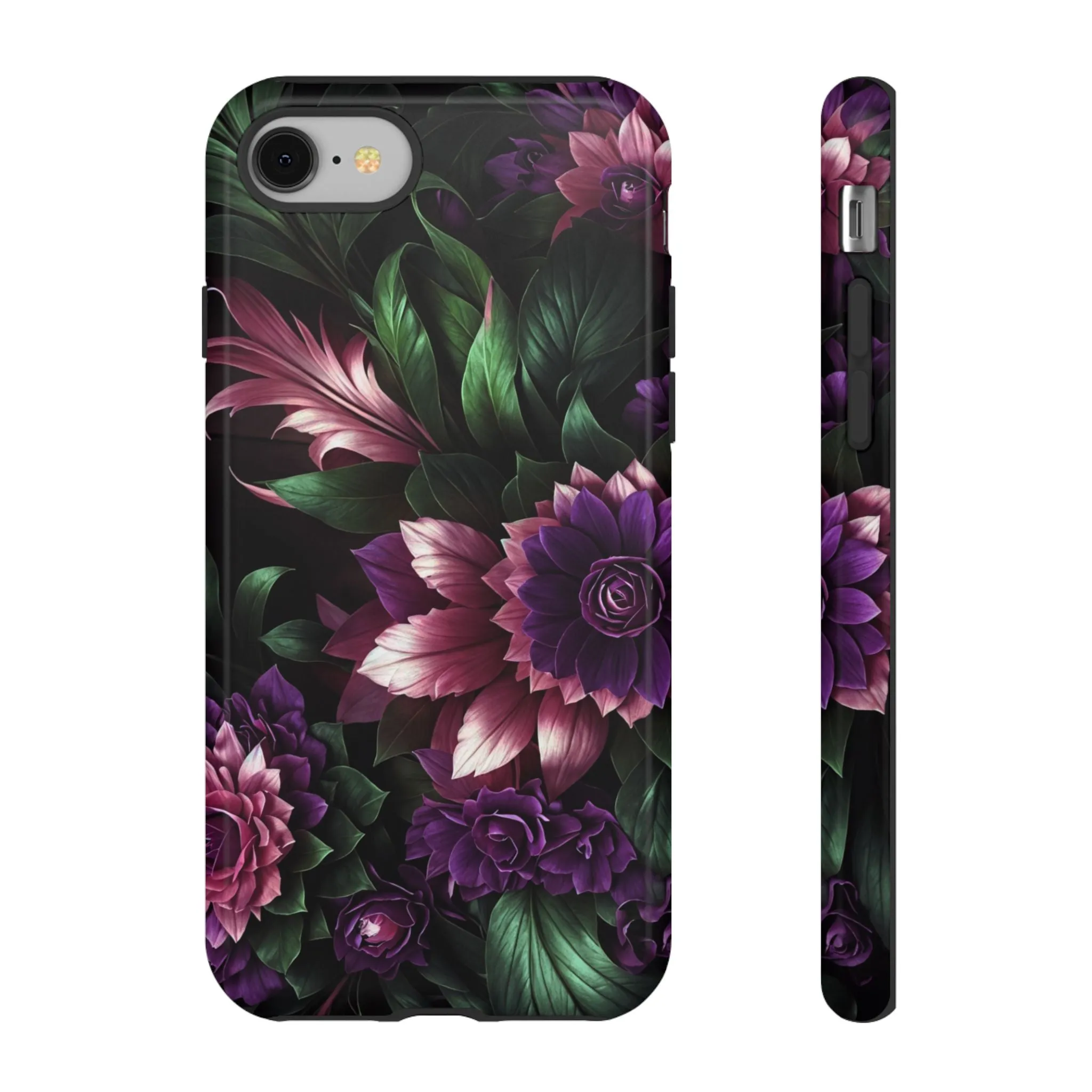 Intrigue and Elegance Collide: The Dark Floral Cell Phone Case You've Been Searching For