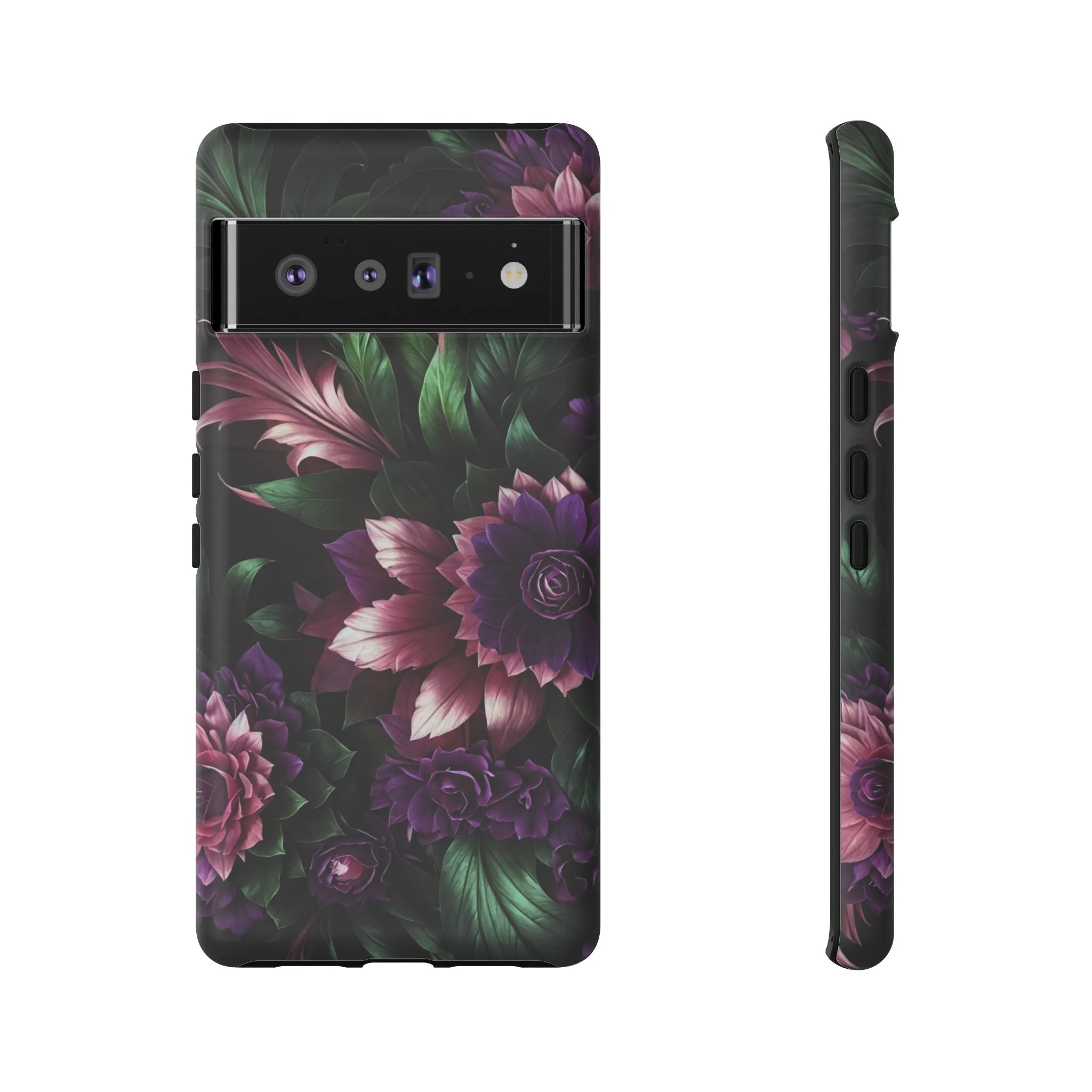 Intrigue and Elegance Collide: The Dark Floral Cell Phone Case You've Been Searching For