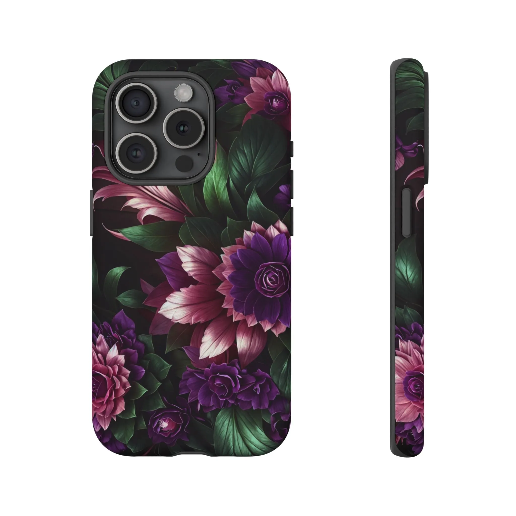 Intrigue and Elegance Collide: The Dark Floral Cell Phone Case You've Been Searching For