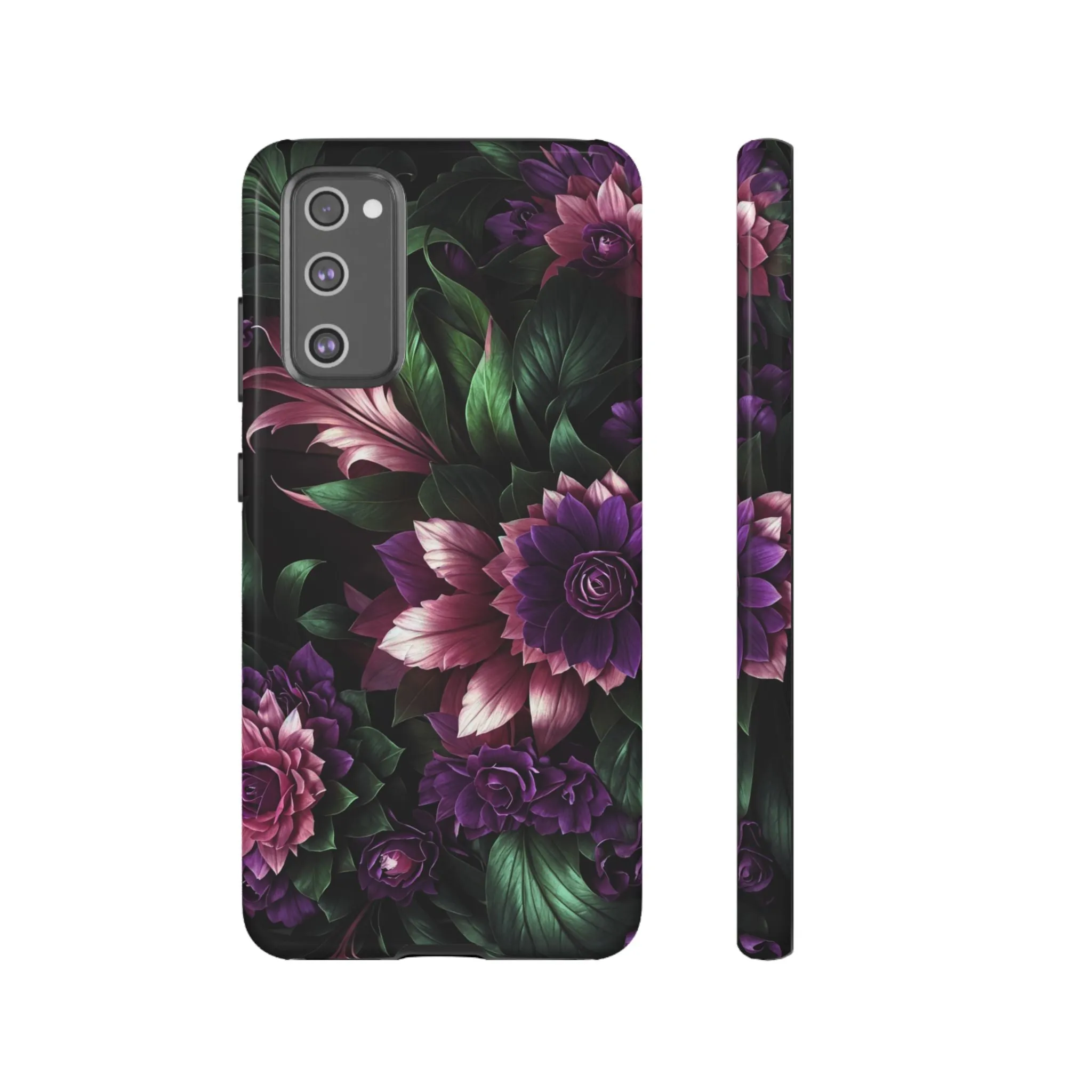 Intrigue and Elegance Collide: The Dark Floral Cell Phone Case You've Been Searching For