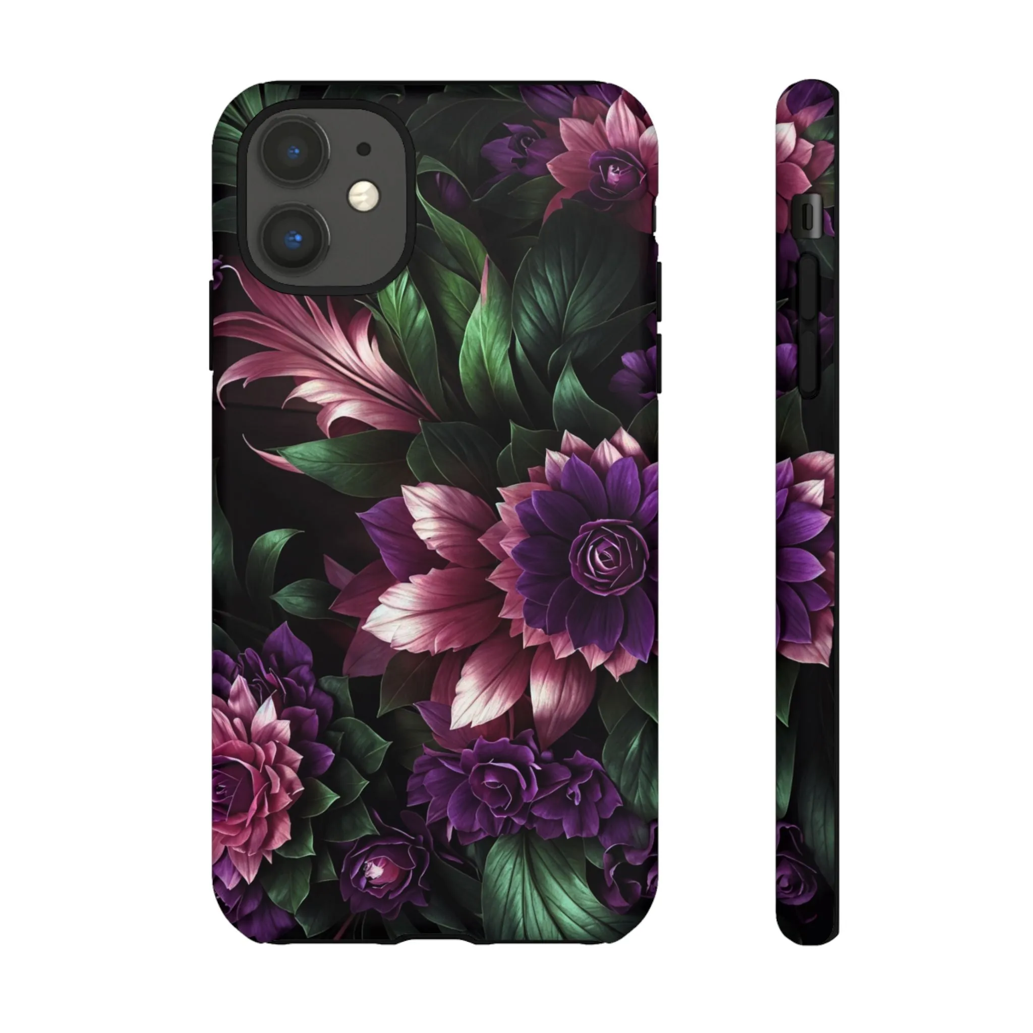 Intrigue and Elegance Collide: The Dark Floral Cell Phone Case You've Been Searching For