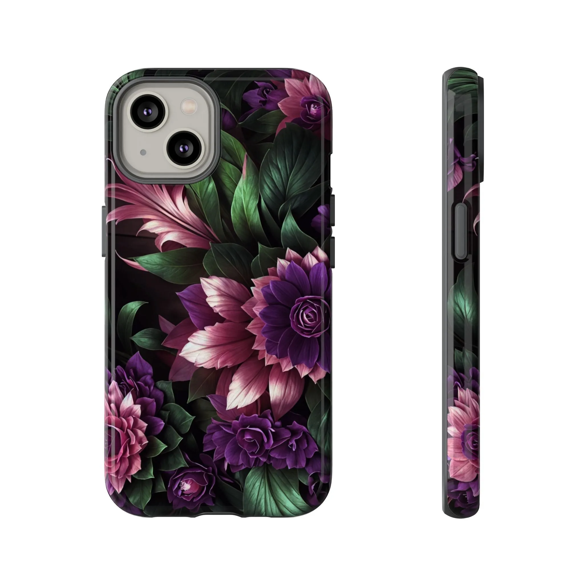 Intrigue and Elegance Collide: The Dark Floral Cell Phone Case You've Been Searching For