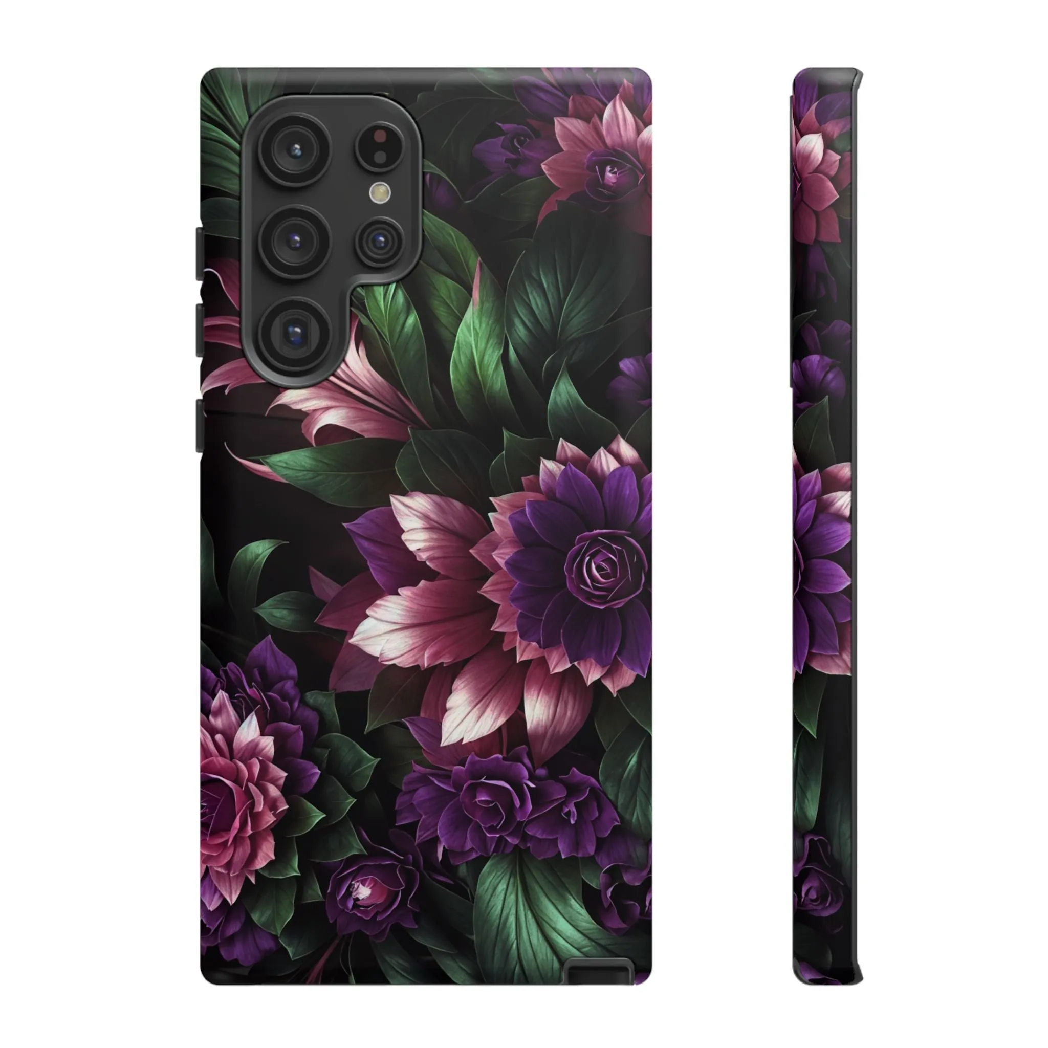 Intrigue and Elegance Collide: The Dark Floral Cell Phone Case You've Been Searching For