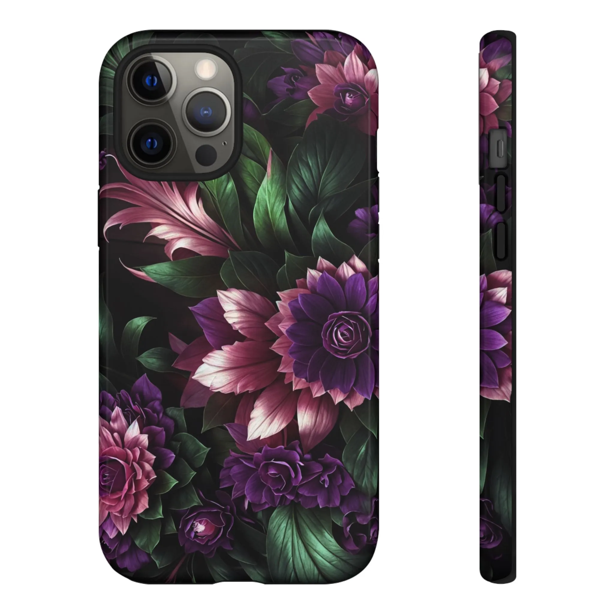 Intrigue and Elegance Collide: The Dark Floral Cell Phone Case You've Been Searching For