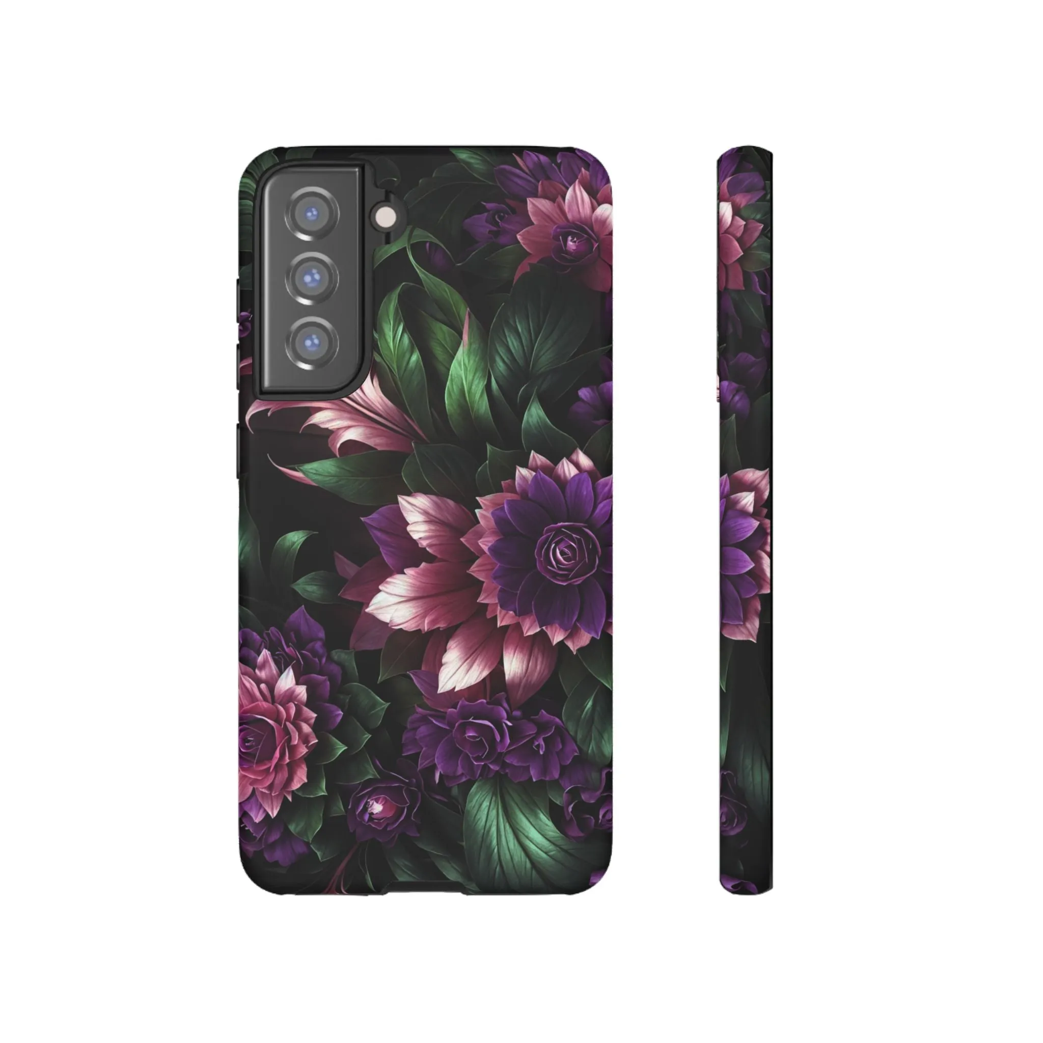 Intrigue and Elegance Collide: The Dark Floral Cell Phone Case You've Been Searching For