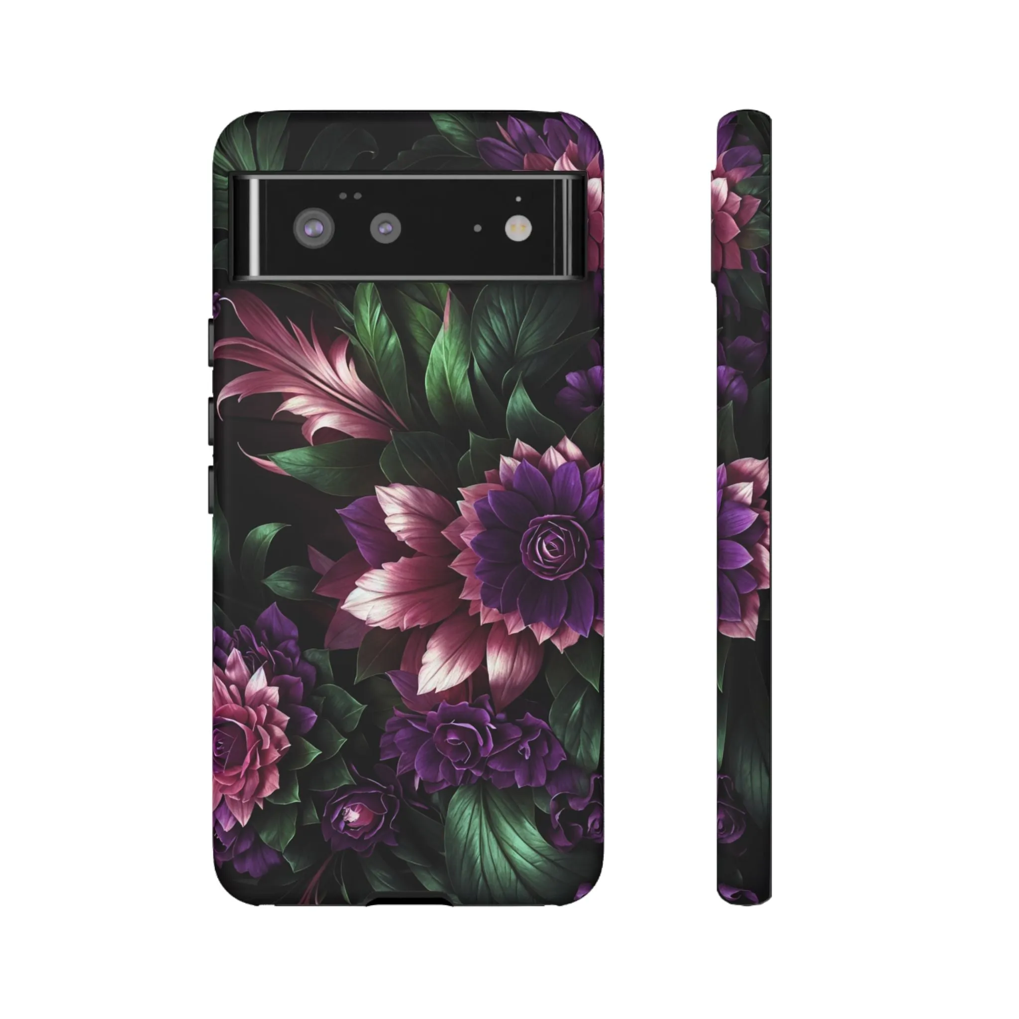 Intrigue and Elegance Collide: The Dark Floral Cell Phone Case You've Been Searching For