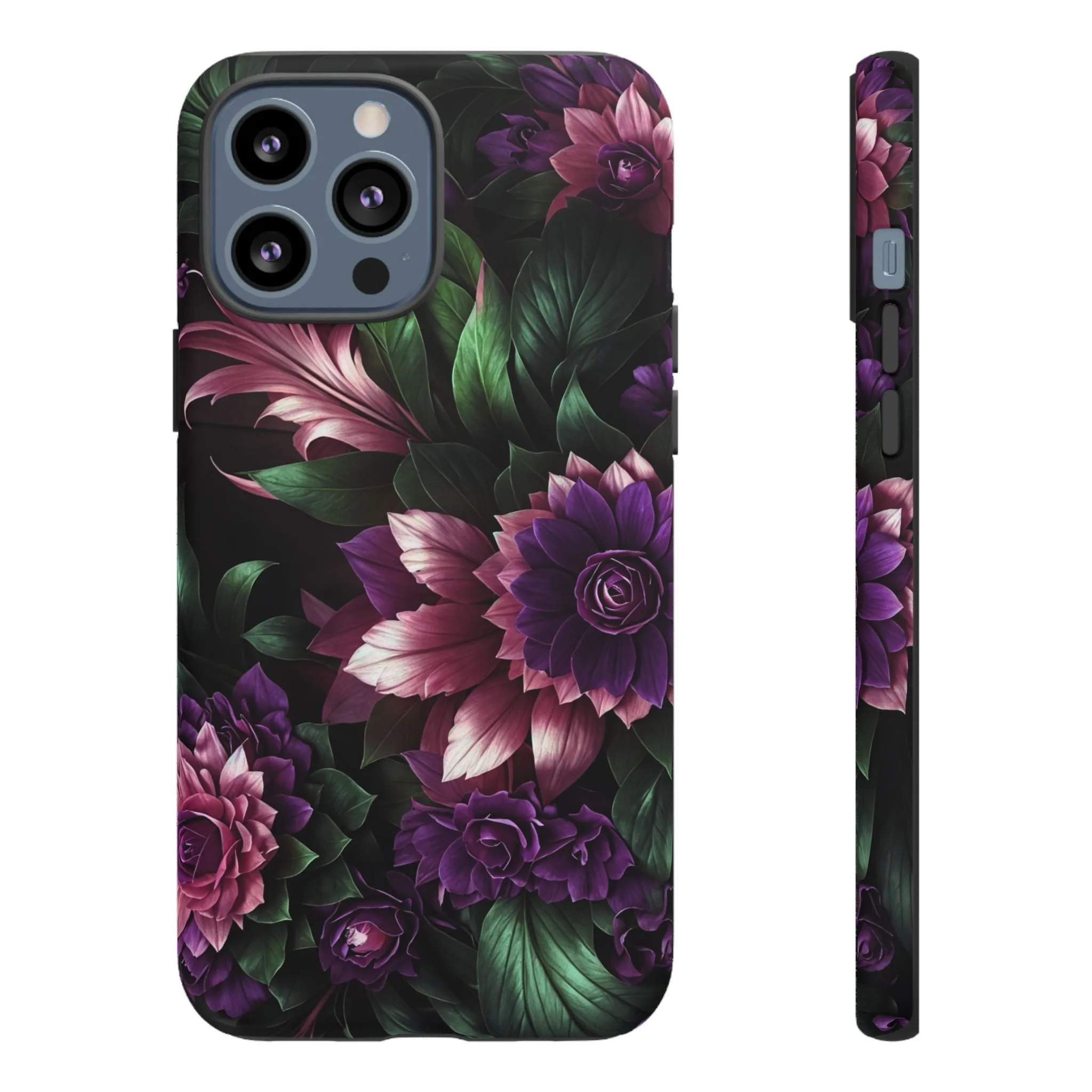 Intrigue and Elegance Collide: The Dark Floral Cell Phone Case You've Been Searching For