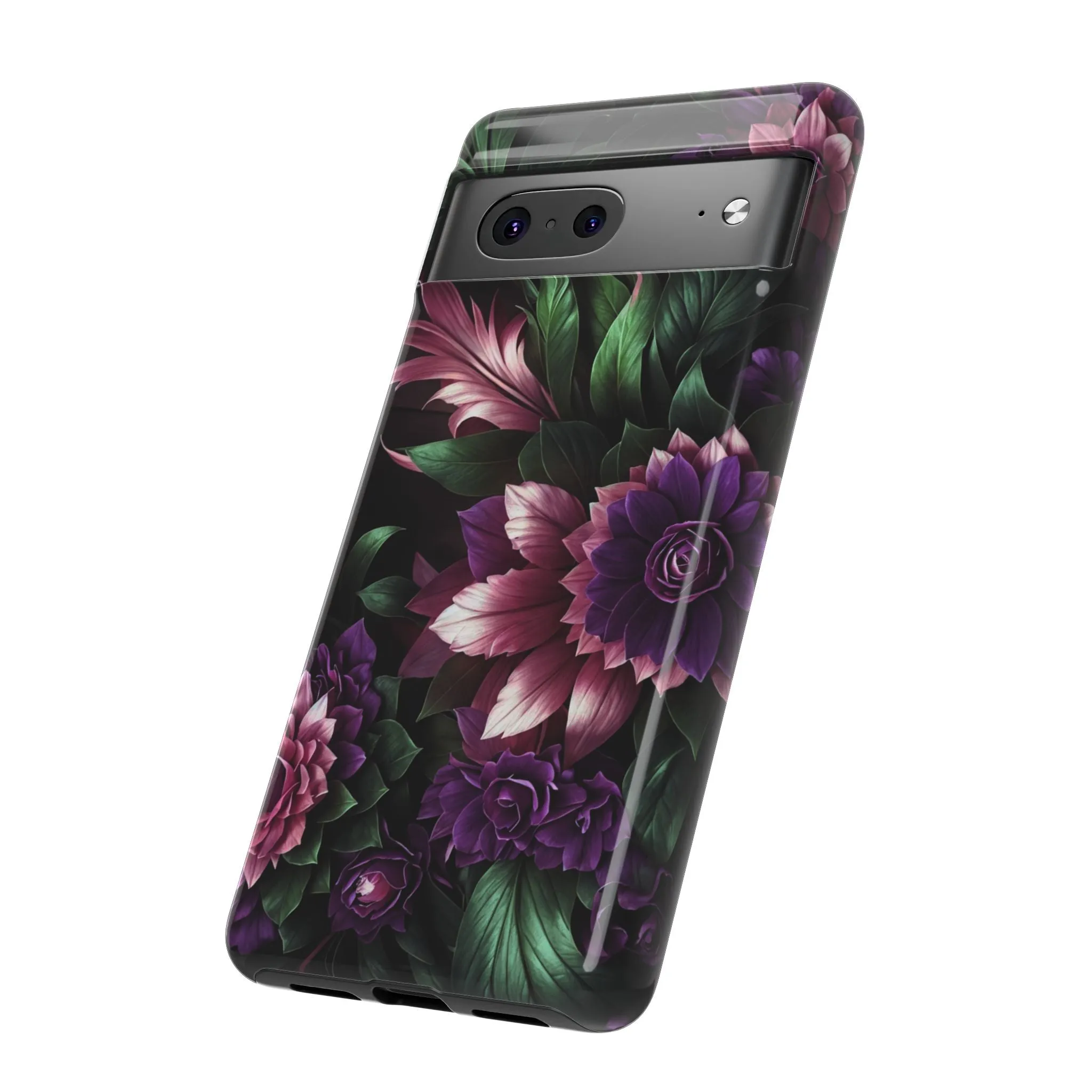 Intrigue and Elegance Collide: The Dark Floral Cell Phone Case You've Been Searching For