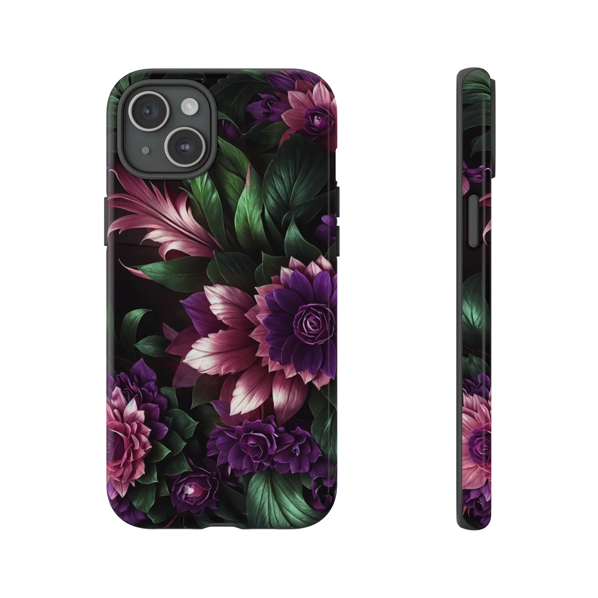 Intrigue and Elegance Collide: The Dark Floral Cell Phone Case You've Been Searching For