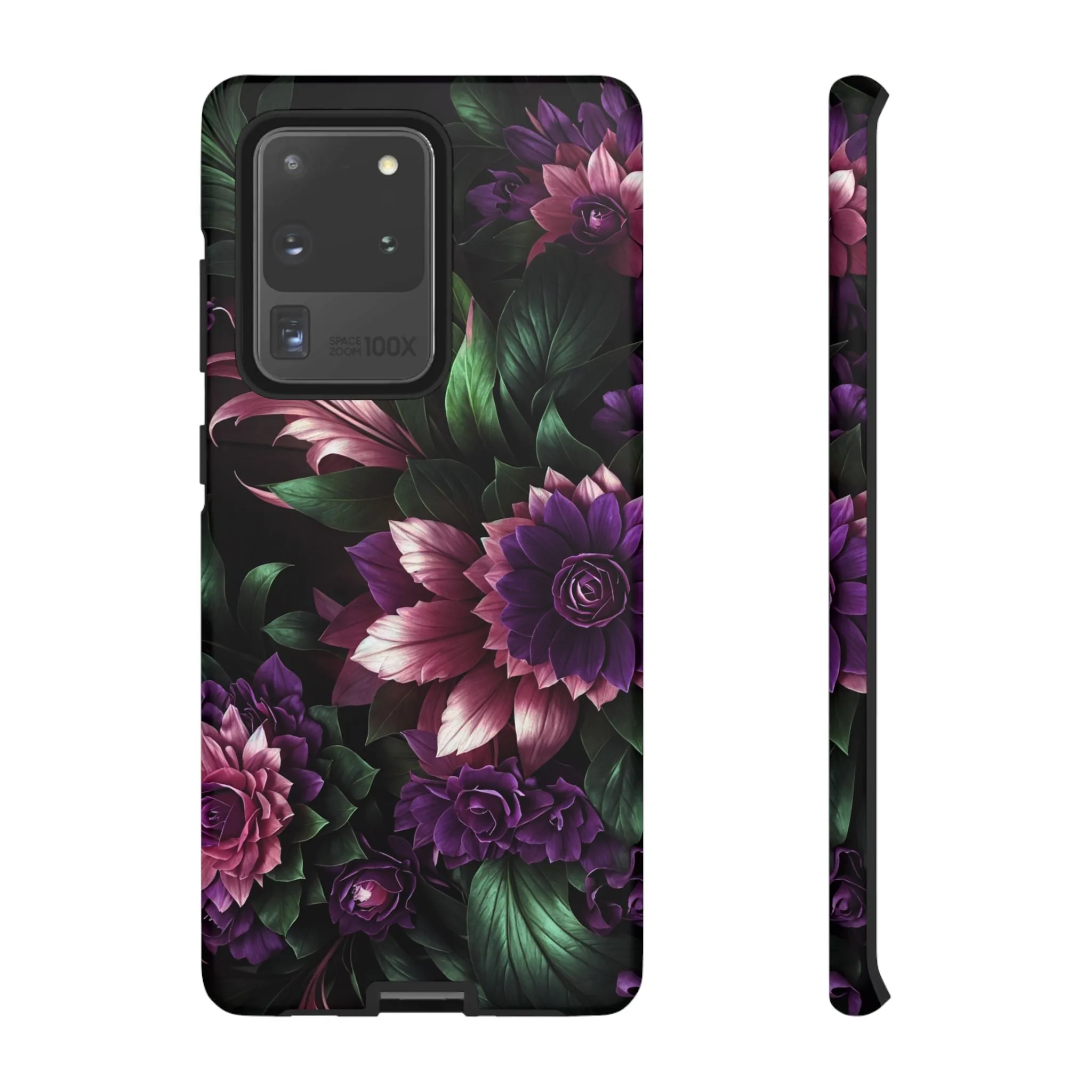 Intrigue and Elegance Collide: The Dark Floral Cell Phone Case You've Been Searching For