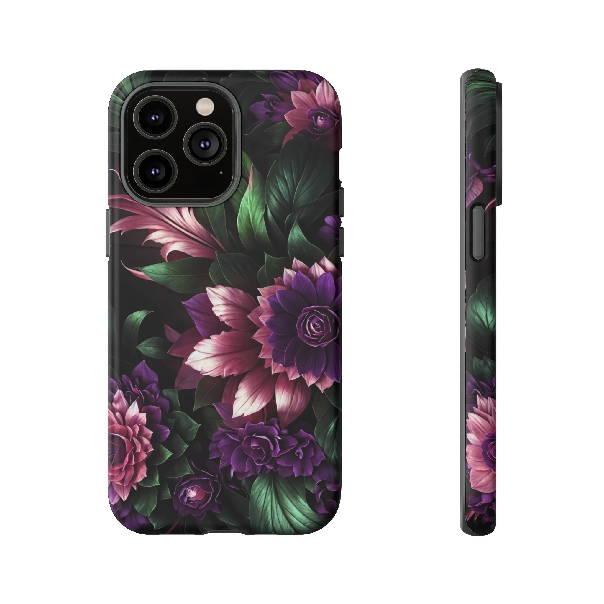 Intrigue and Elegance Collide: The Dark Floral Cell Phone Case You've Been Searching For