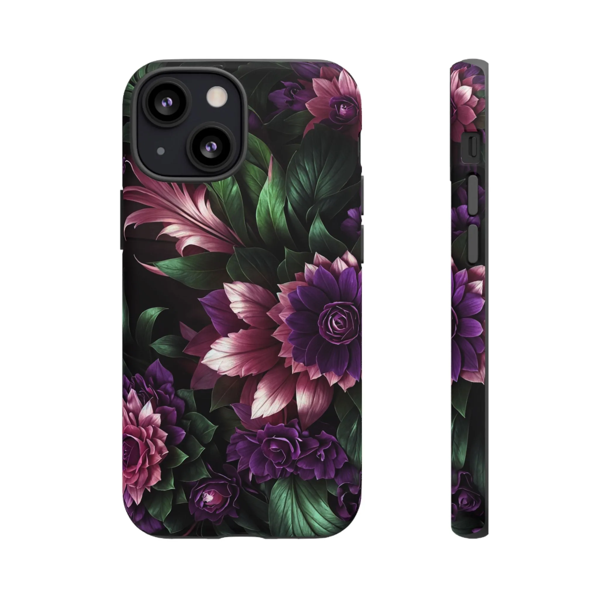 Intrigue and Elegance Collide: The Dark Floral Cell Phone Case You've Been Searching For