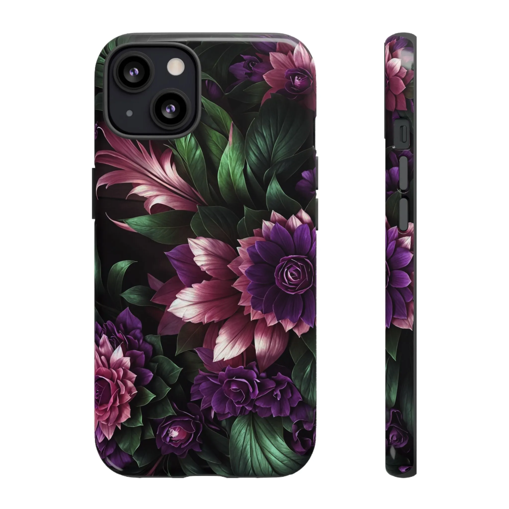 Intrigue and Elegance Collide: The Dark Floral Cell Phone Case You've Been Searching For