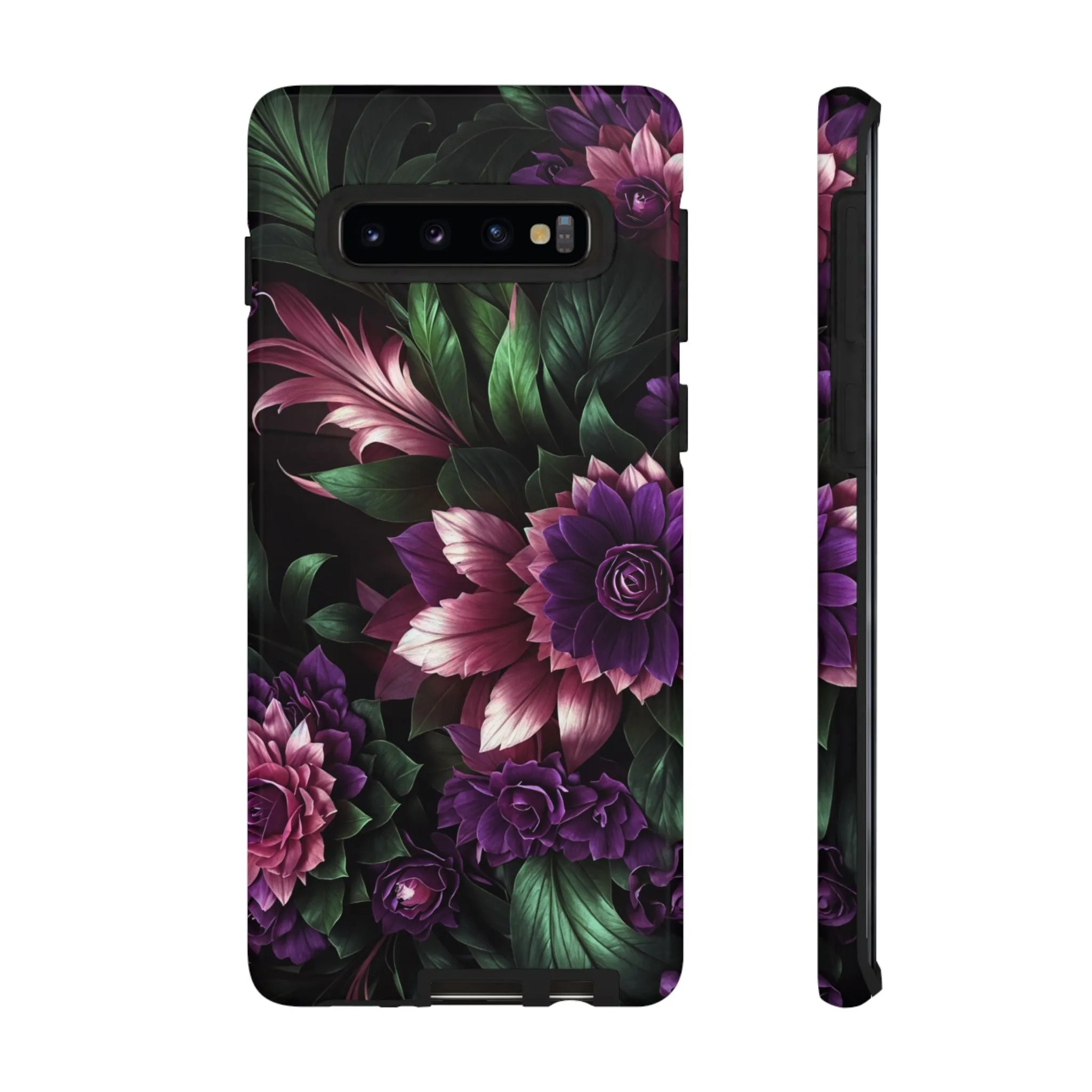 Intrigue and Elegance Collide: The Dark Floral Cell Phone Case You've Been Searching For