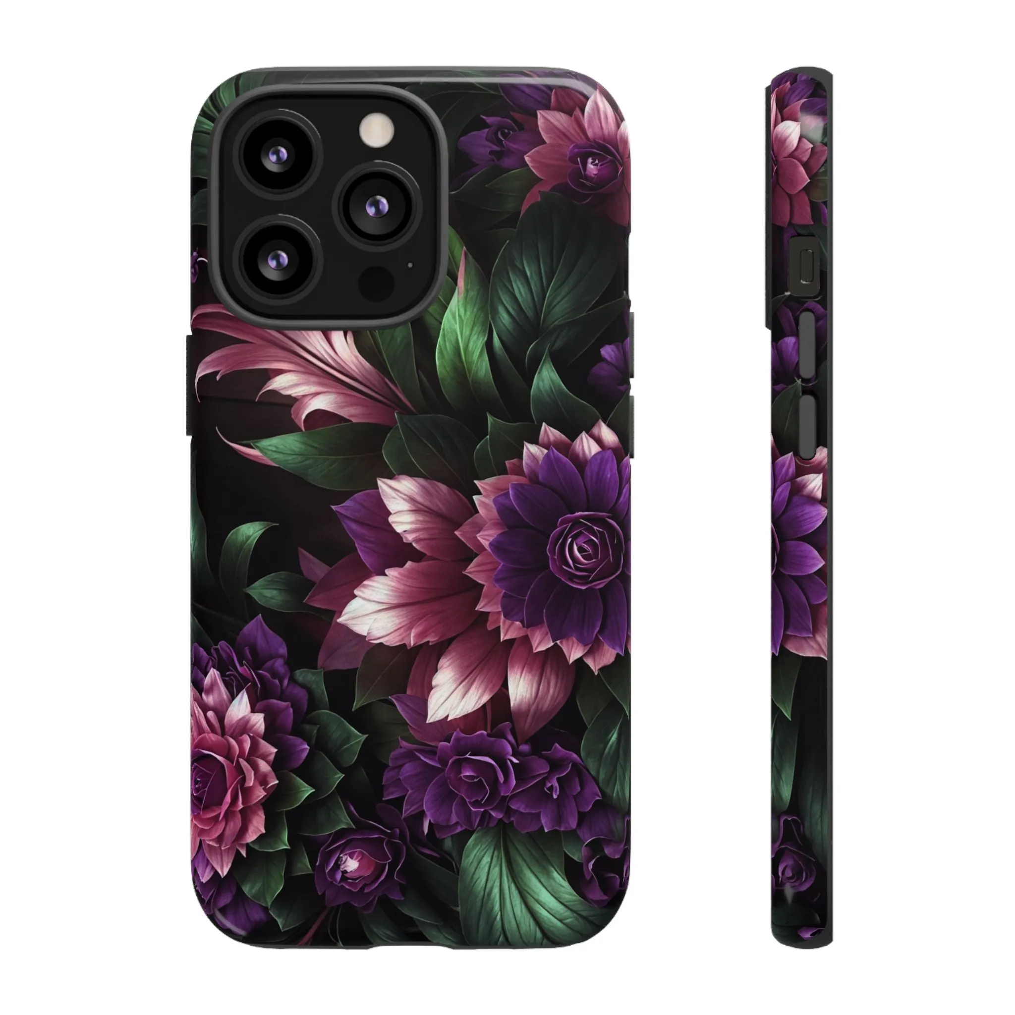 Intrigue and Elegance Collide: The Dark Floral Cell Phone Case You've Been Searching For