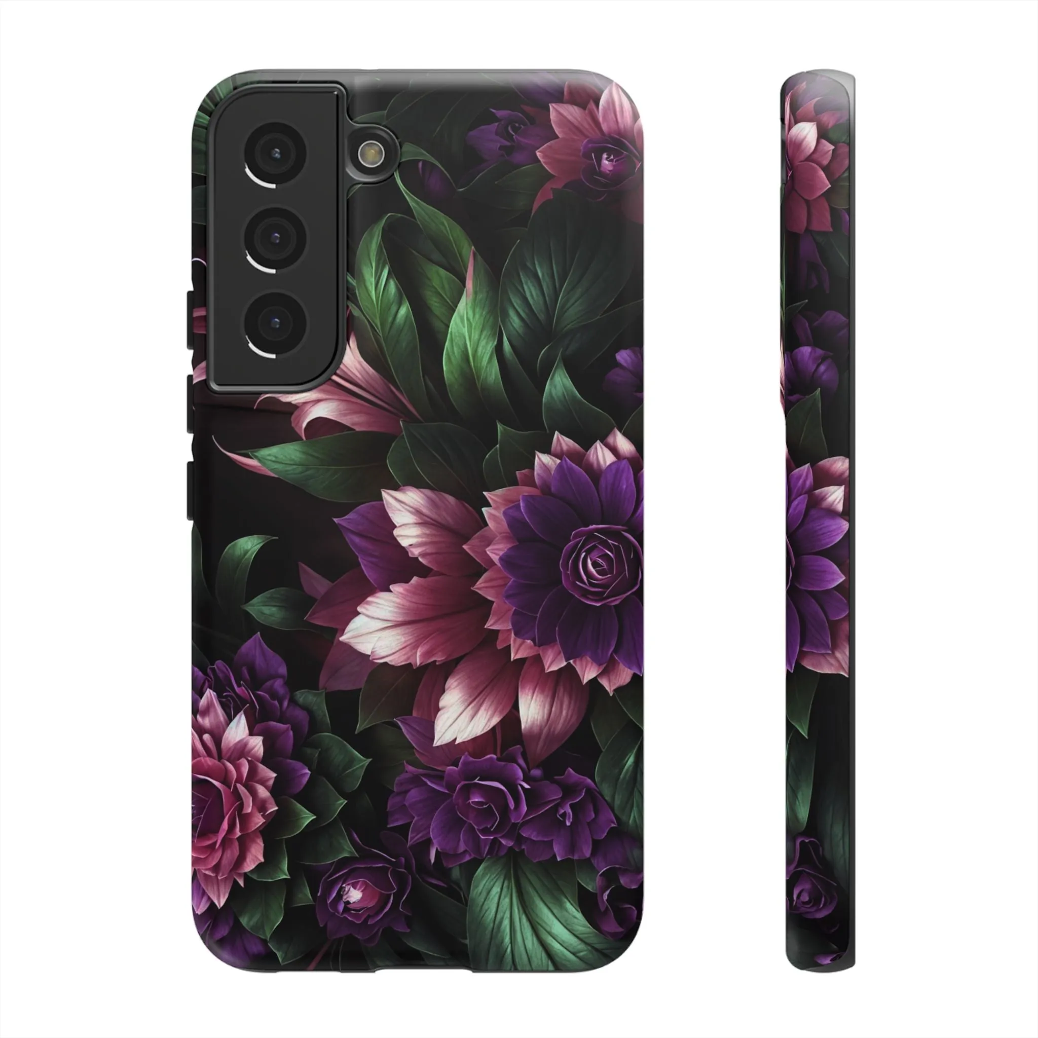 Intrigue and Elegance Collide: The Dark Floral Cell Phone Case You've Been Searching For