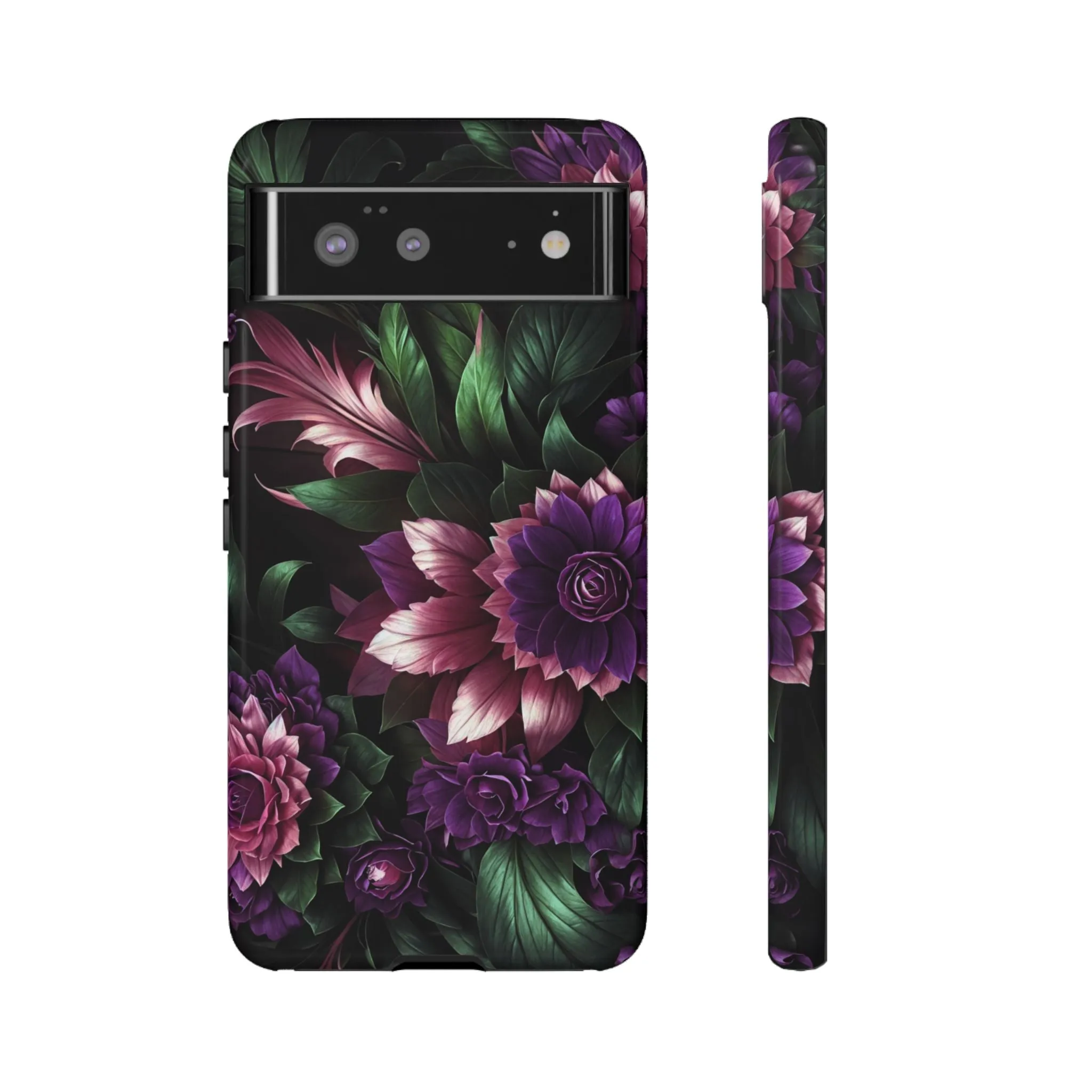 Intrigue and Elegance Collide: The Dark Floral Cell Phone Case You've Been Searching For