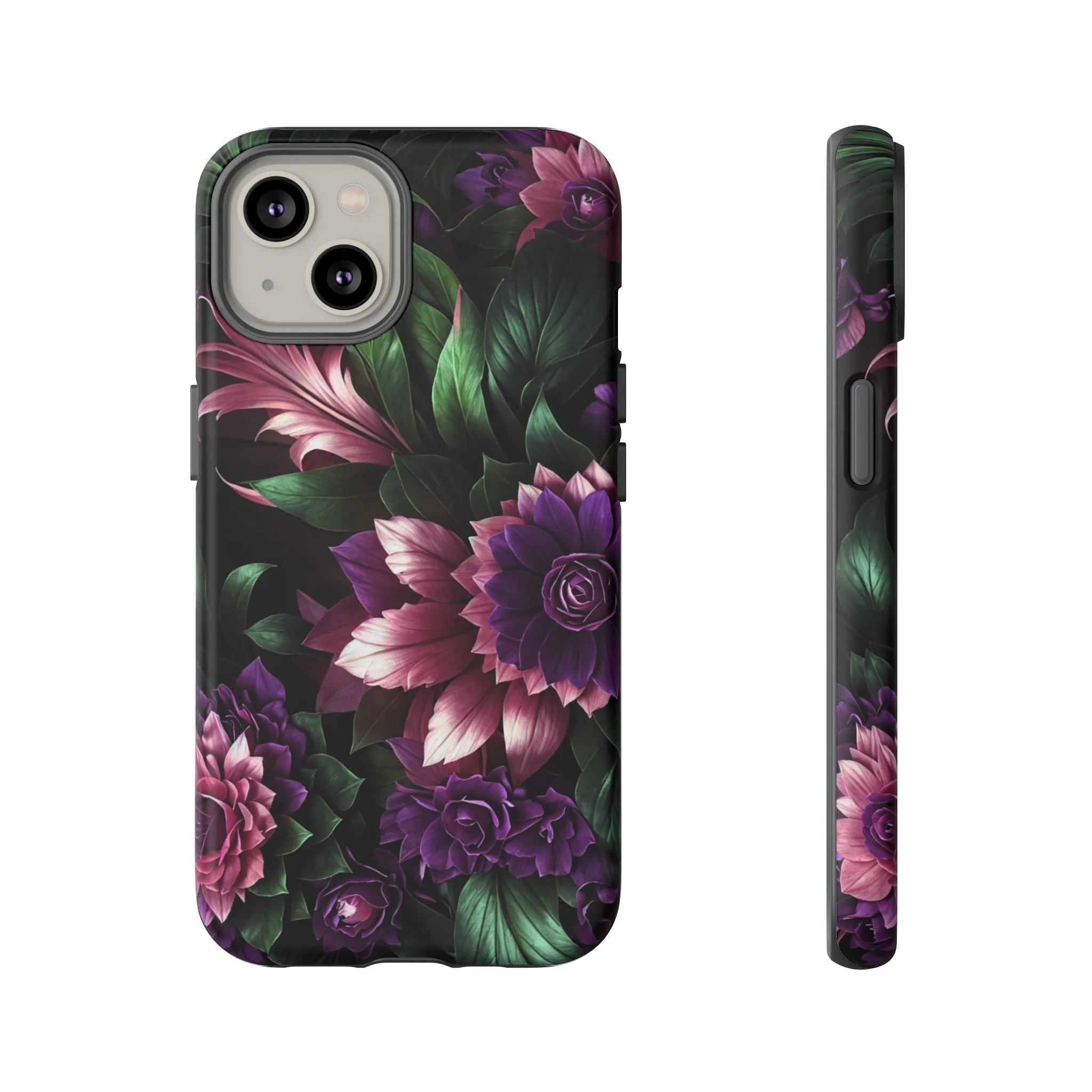 Intrigue and Elegance Collide: The Dark Floral Cell Phone Case You've Been Searching For