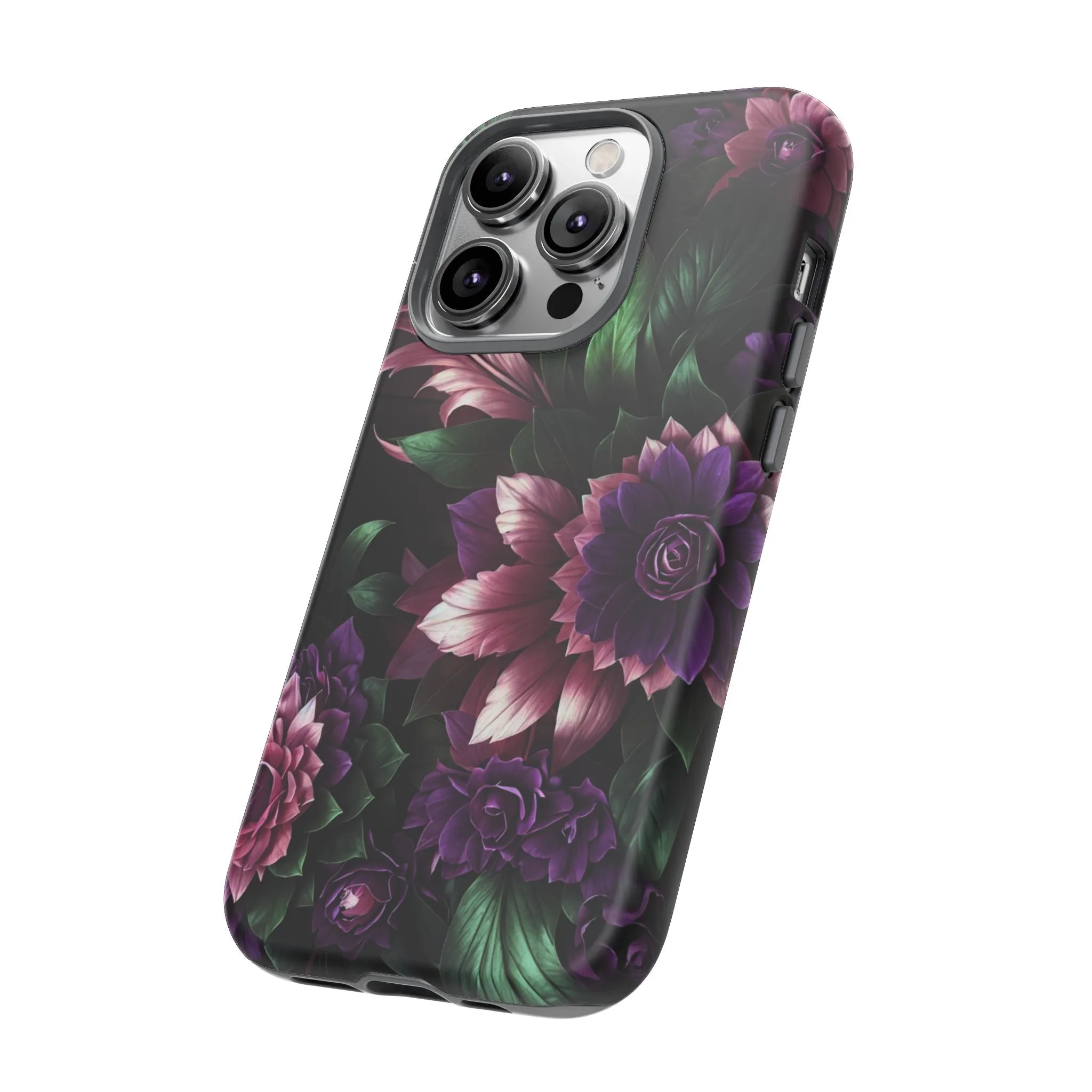 Intrigue and Elegance Collide: The Dark Floral Cell Phone Case You've Been Searching For