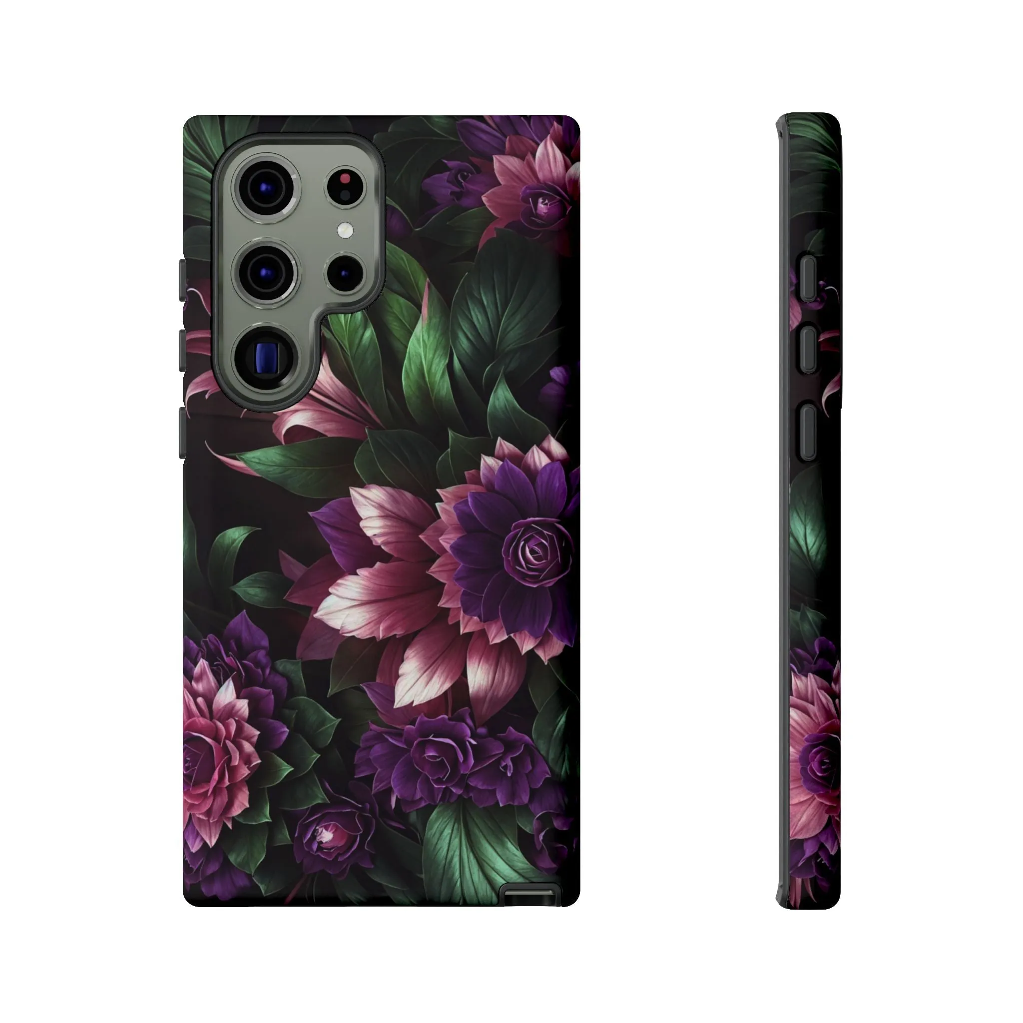 Intrigue and Elegance Collide: The Dark Floral Cell Phone Case You've Been Searching For