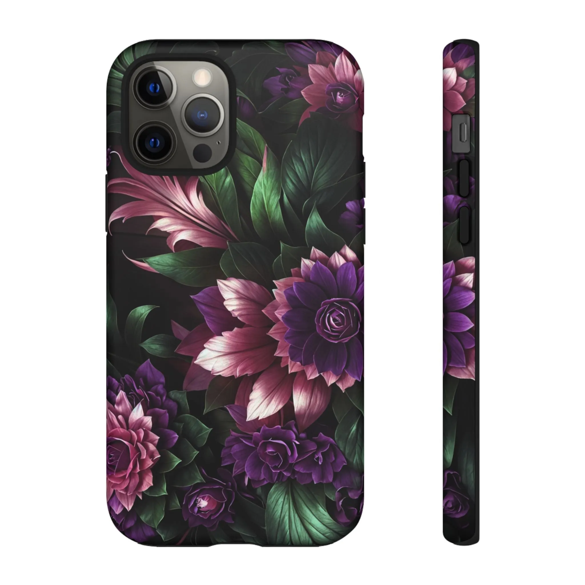 Intrigue and Elegance Collide: The Dark Floral Cell Phone Case You've Been Searching For