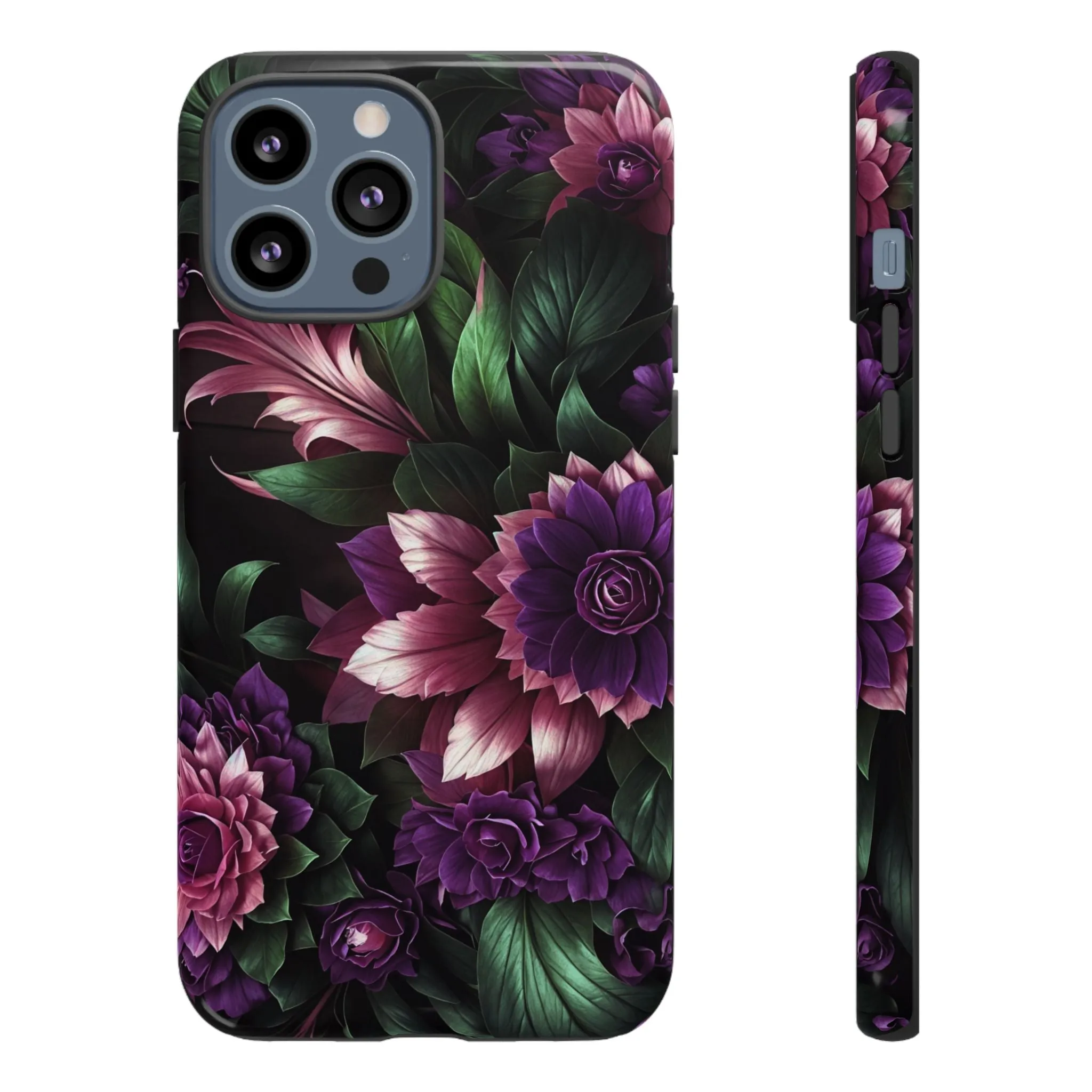 Intrigue and Elegance Collide: The Dark Floral Cell Phone Case You've Been Searching For