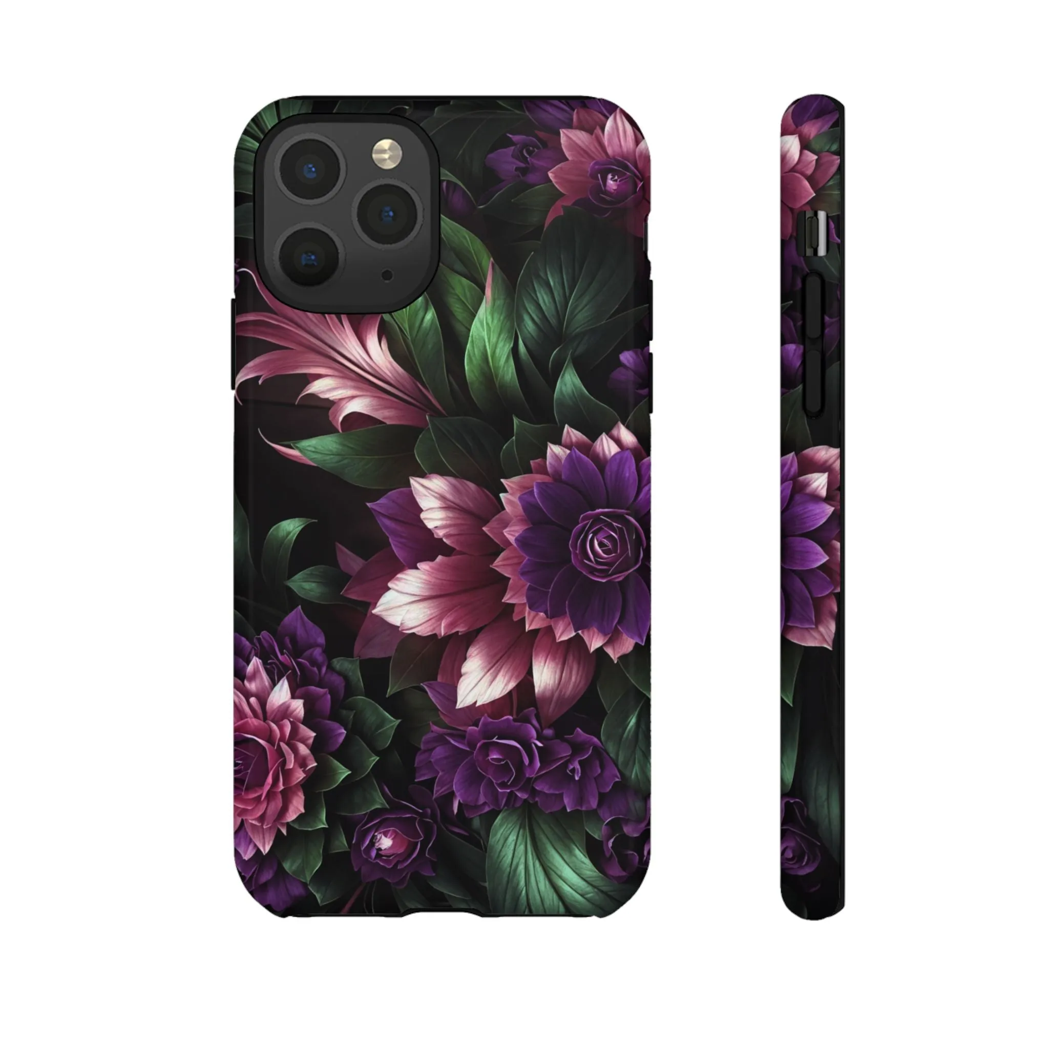 Intrigue and Elegance Collide: The Dark Floral Cell Phone Case You've Been Searching For