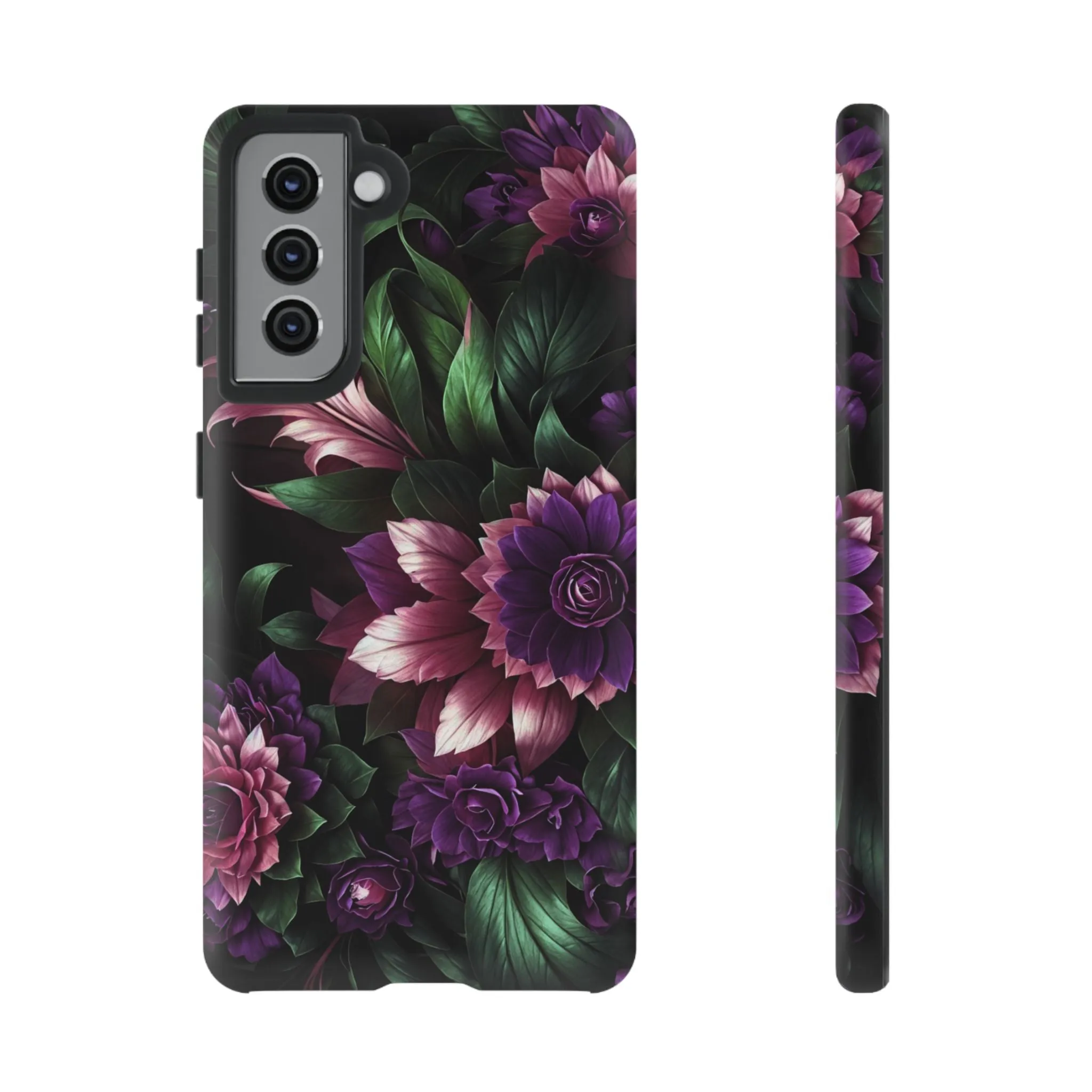 Intrigue and Elegance Collide: The Dark Floral Cell Phone Case You've Been Searching For