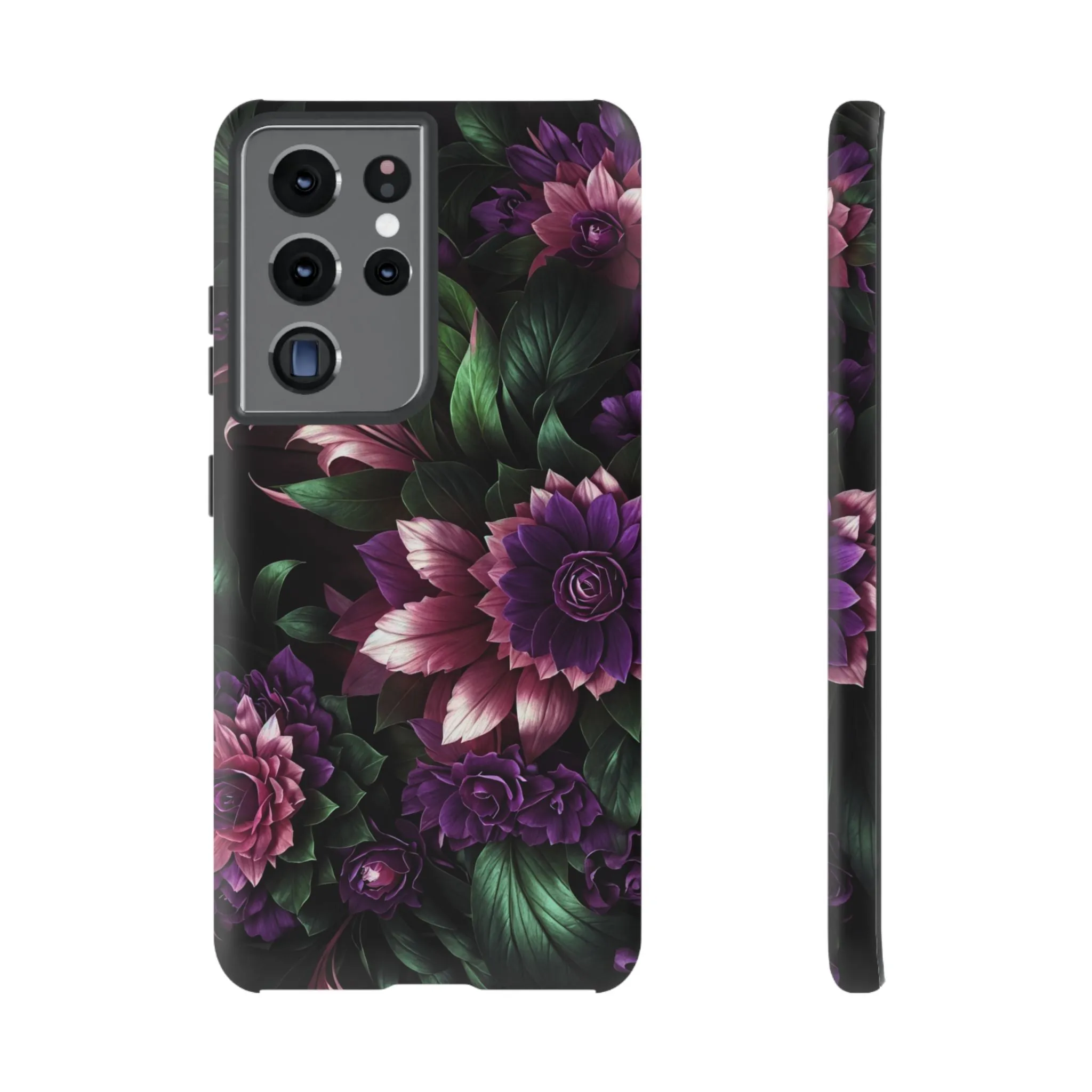 Intrigue and Elegance Collide: The Dark Floral Cell Phone Case You've Been Searching For