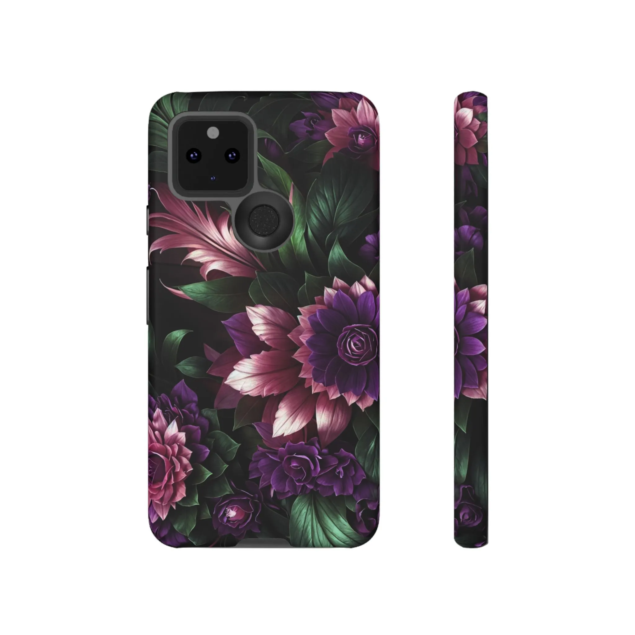 Intrigue and Elegance Collide: The Dark Floral Cell Phone Case You've Been Searching For