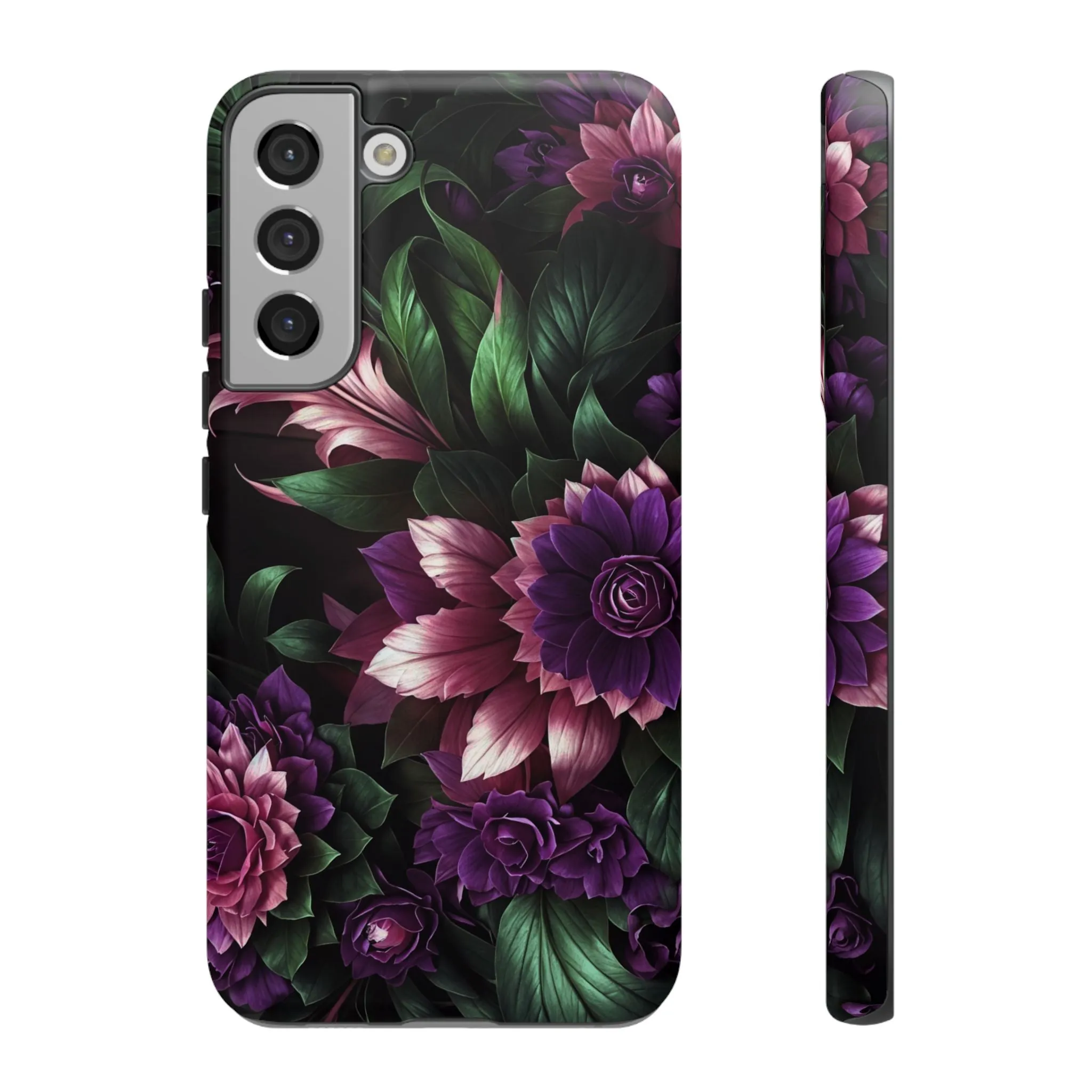 Intrigue and Elegance Collide: The Dark Floral Cell Phone Case You've Been Searching For