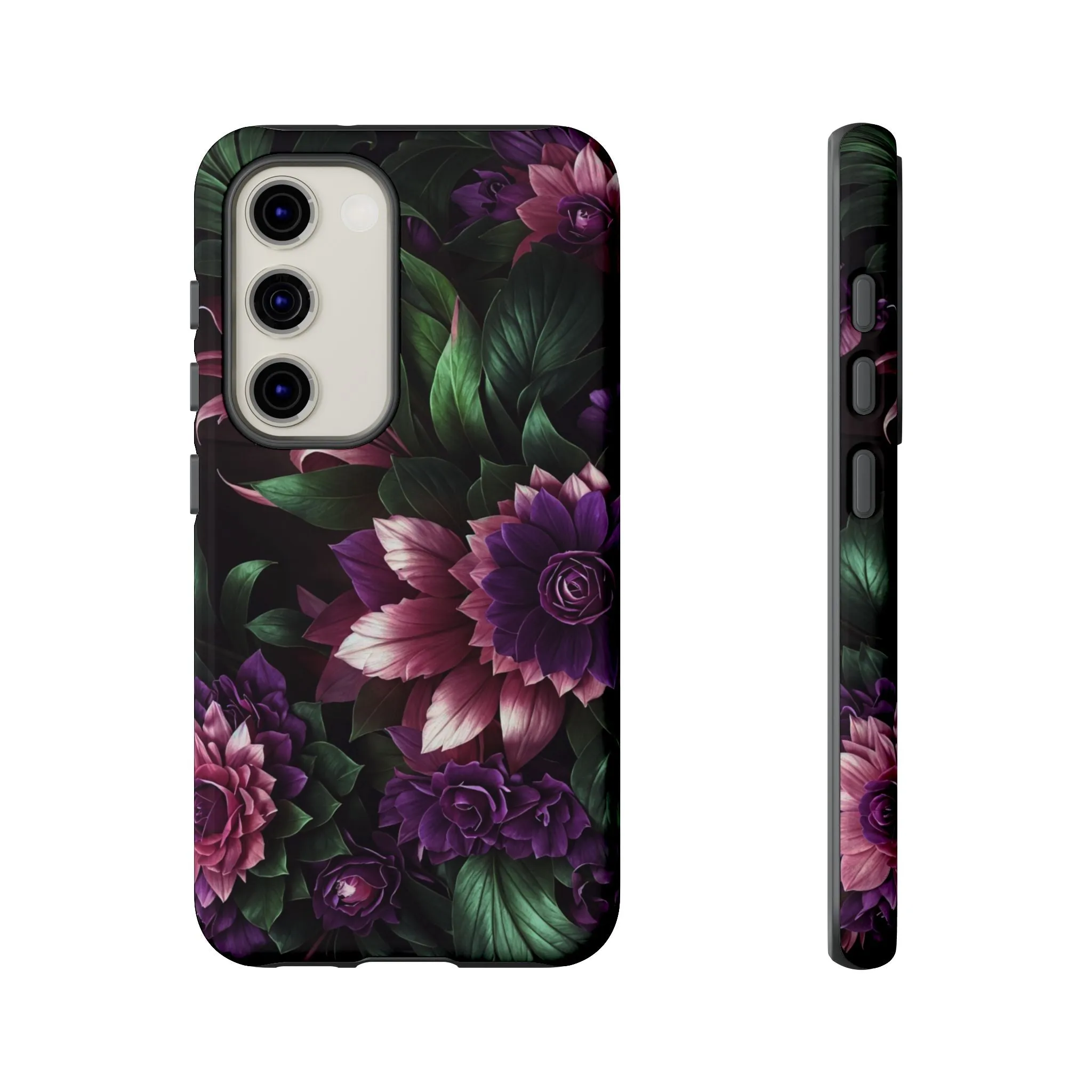 Intrigue and Elegance Collide: The Dark Floral Cell Phone Case You've Been Searching For