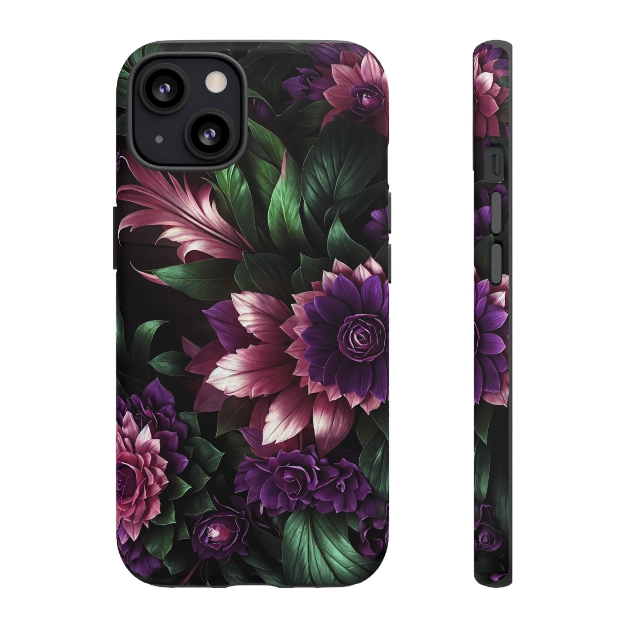 Intrigue and Elegance Collide: The Dark Floral Cell Phone Case You've Been Searching For