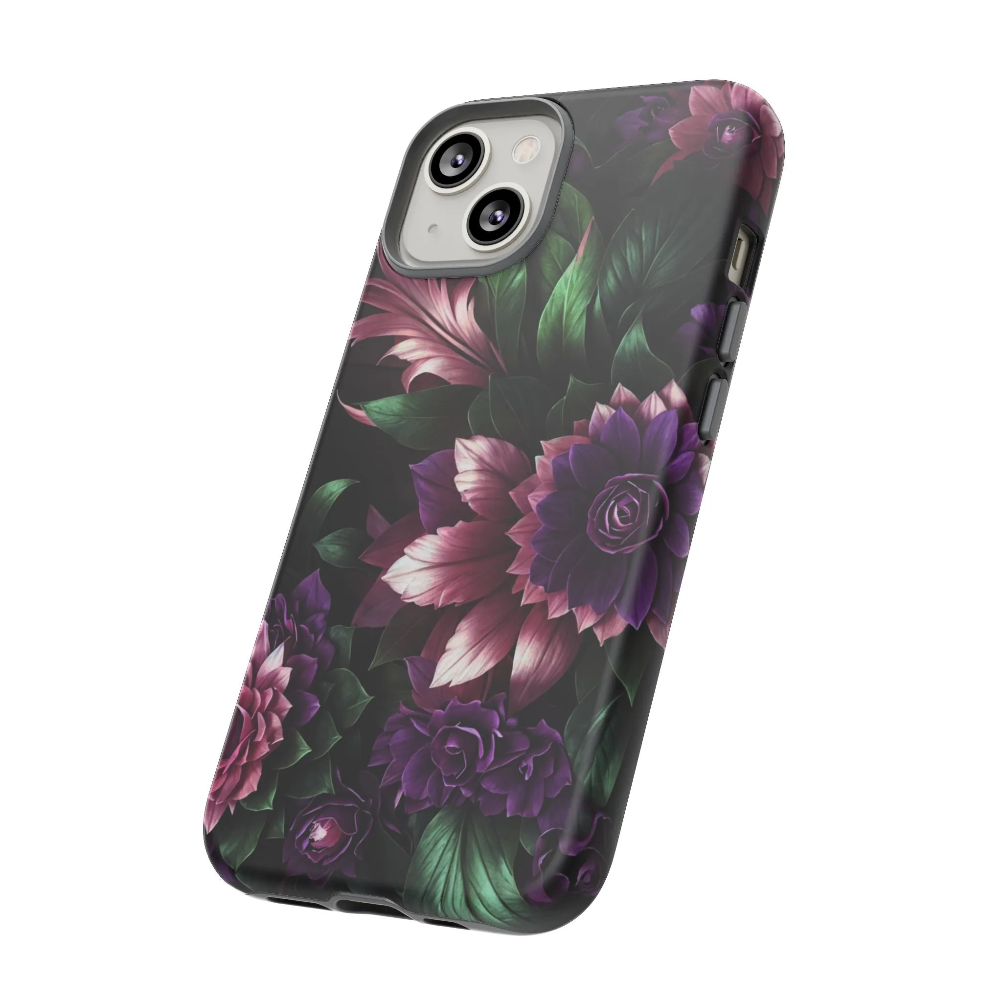 Intrigue and Elegance Collide: The Dark Floral Cell Phone Case You've Been Searching For