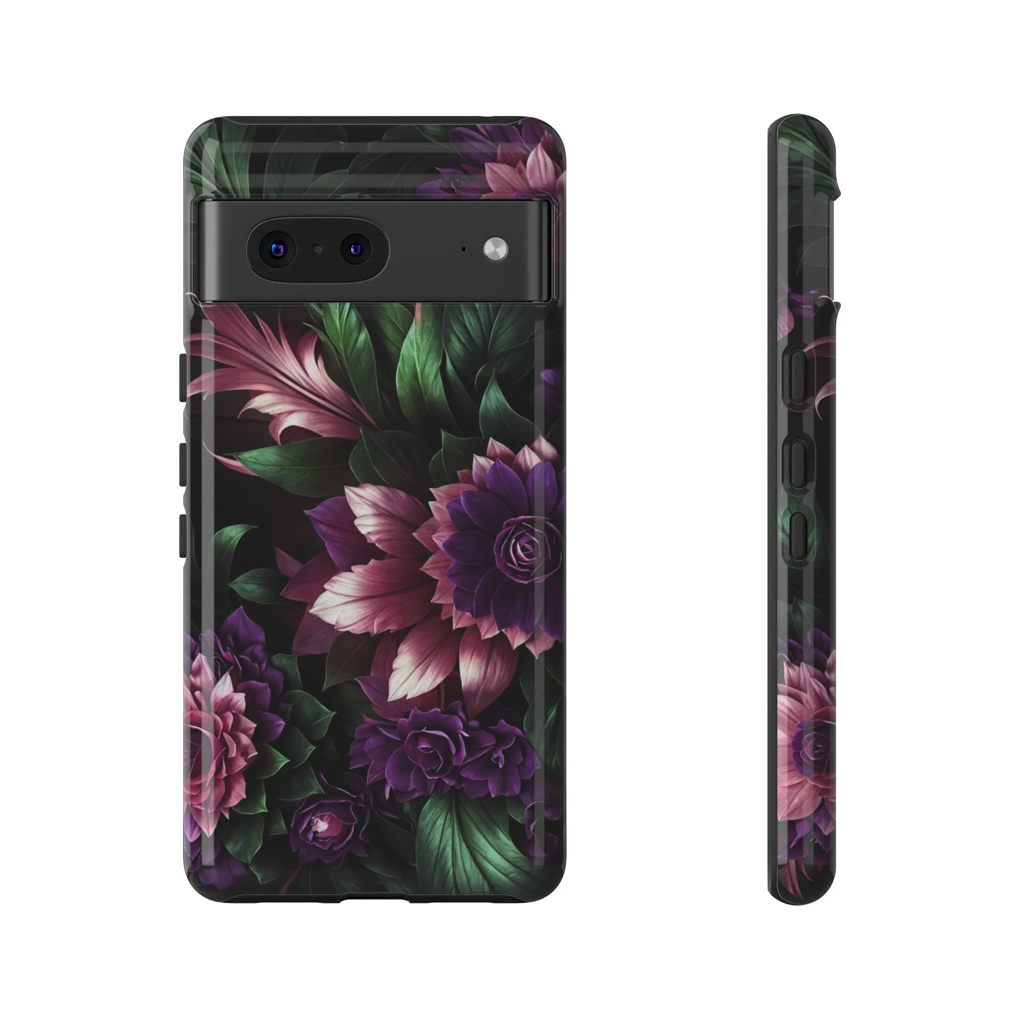 Intrigue and Elegance Collide: The Dark Floral Cell Phone Case You've Been Searching For