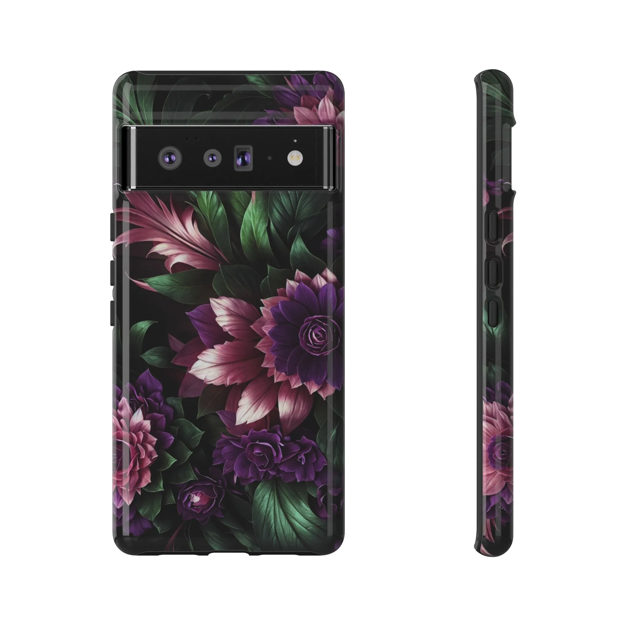 Intrigue and Elegance Collide: The Dark Floral Cell Phone Case You've Been Searching For