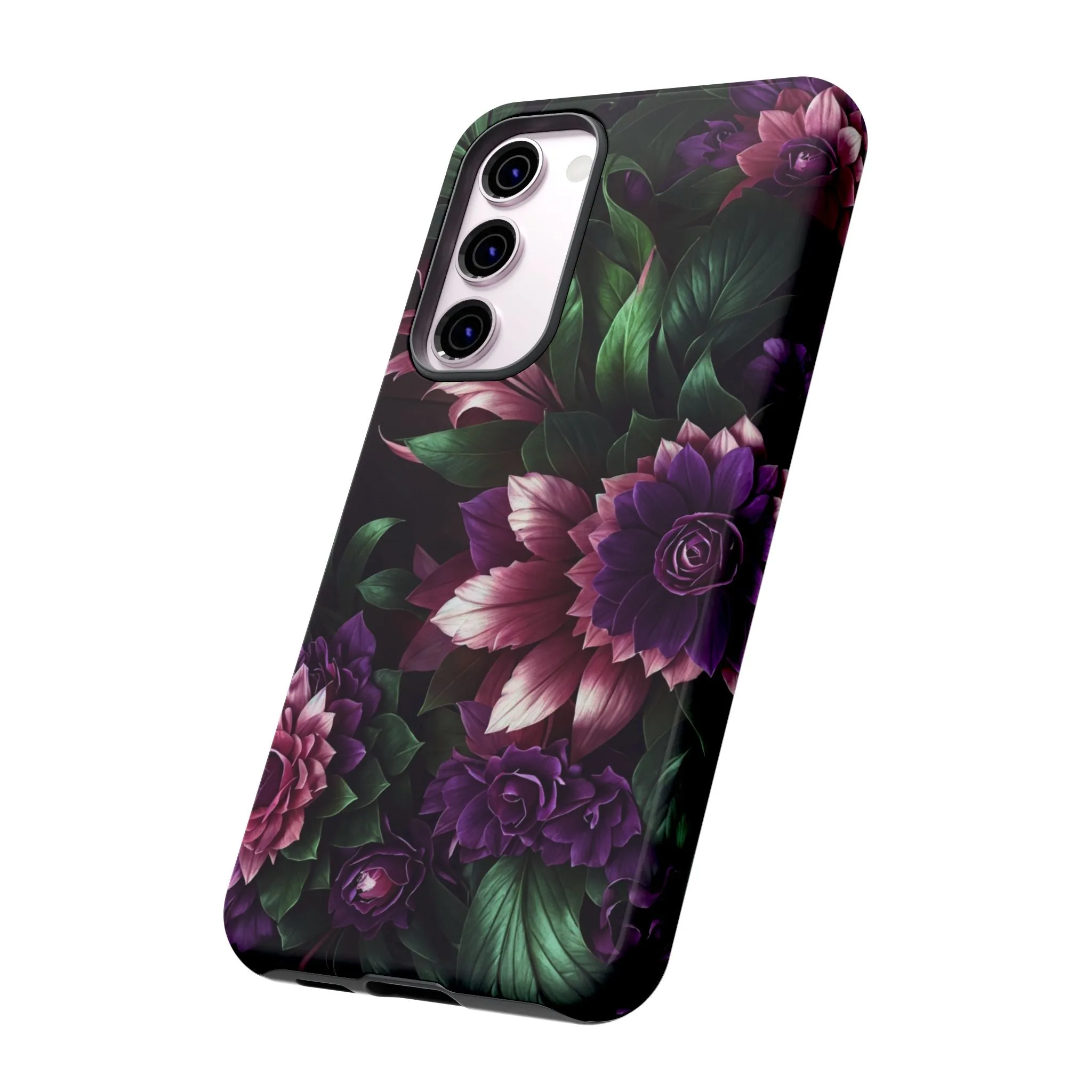 Intrigue and Elegance Collide: The Dark Floral Cell Phone Case You've Been Searching For