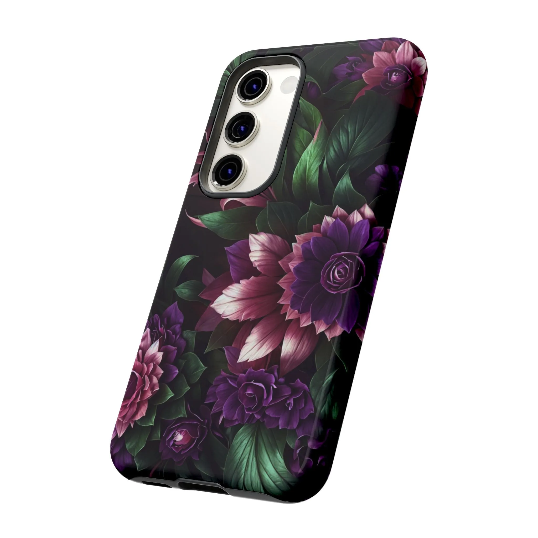 Intrigue and Elegance Collide: The Dark Floral Cell Phone Case You've Been Searching For