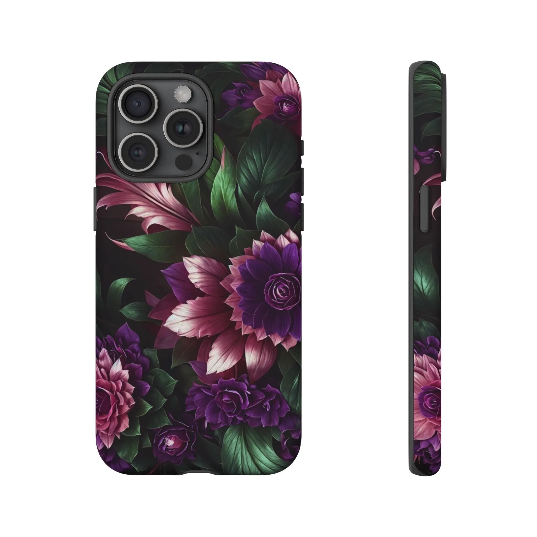 Intrigue and Elegance Collide: The Dark Floral Cell Phone Case You've Been Searching For