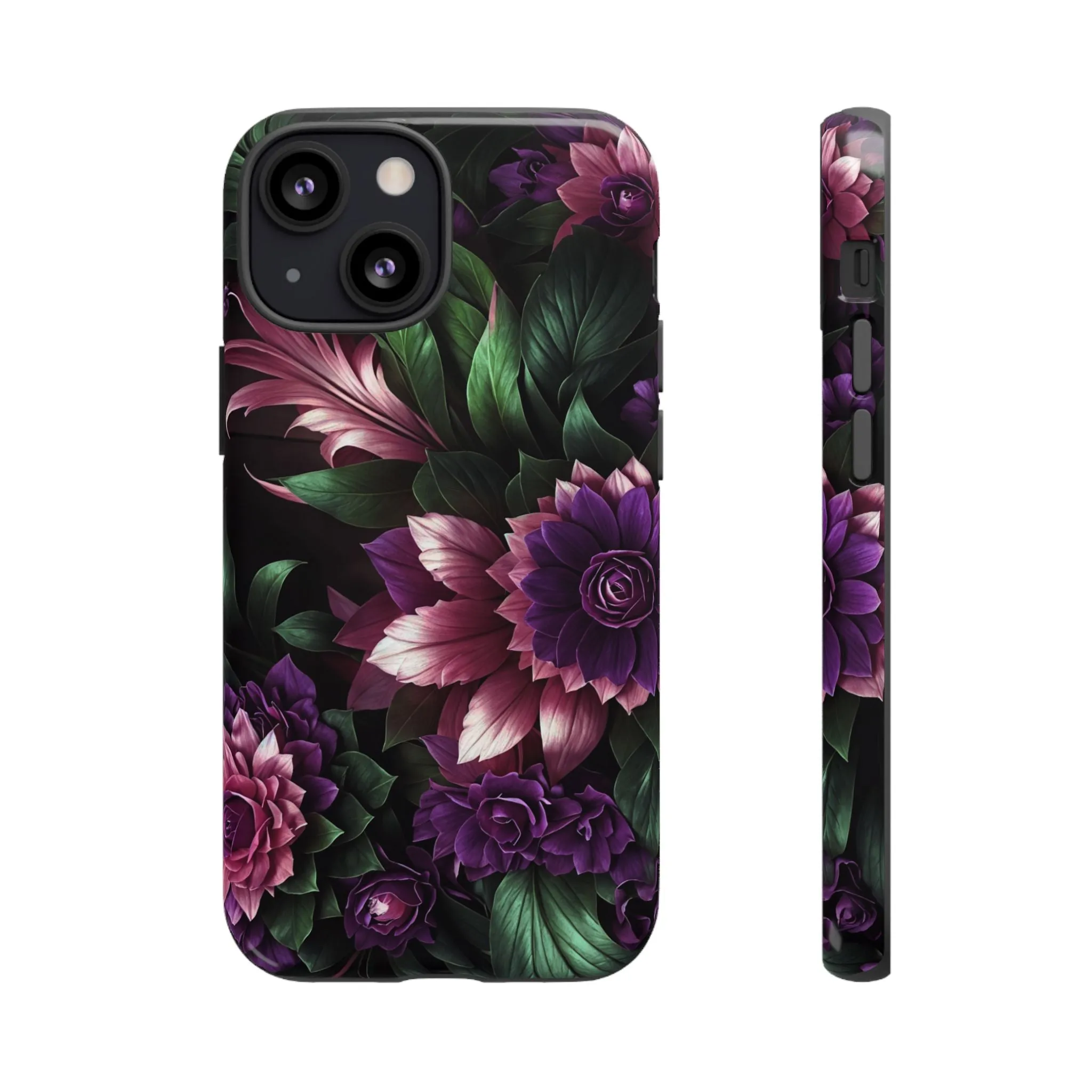 Intrigue and Elegance Collide: The Dark Floral Cell Phone Case You've Been Searching For