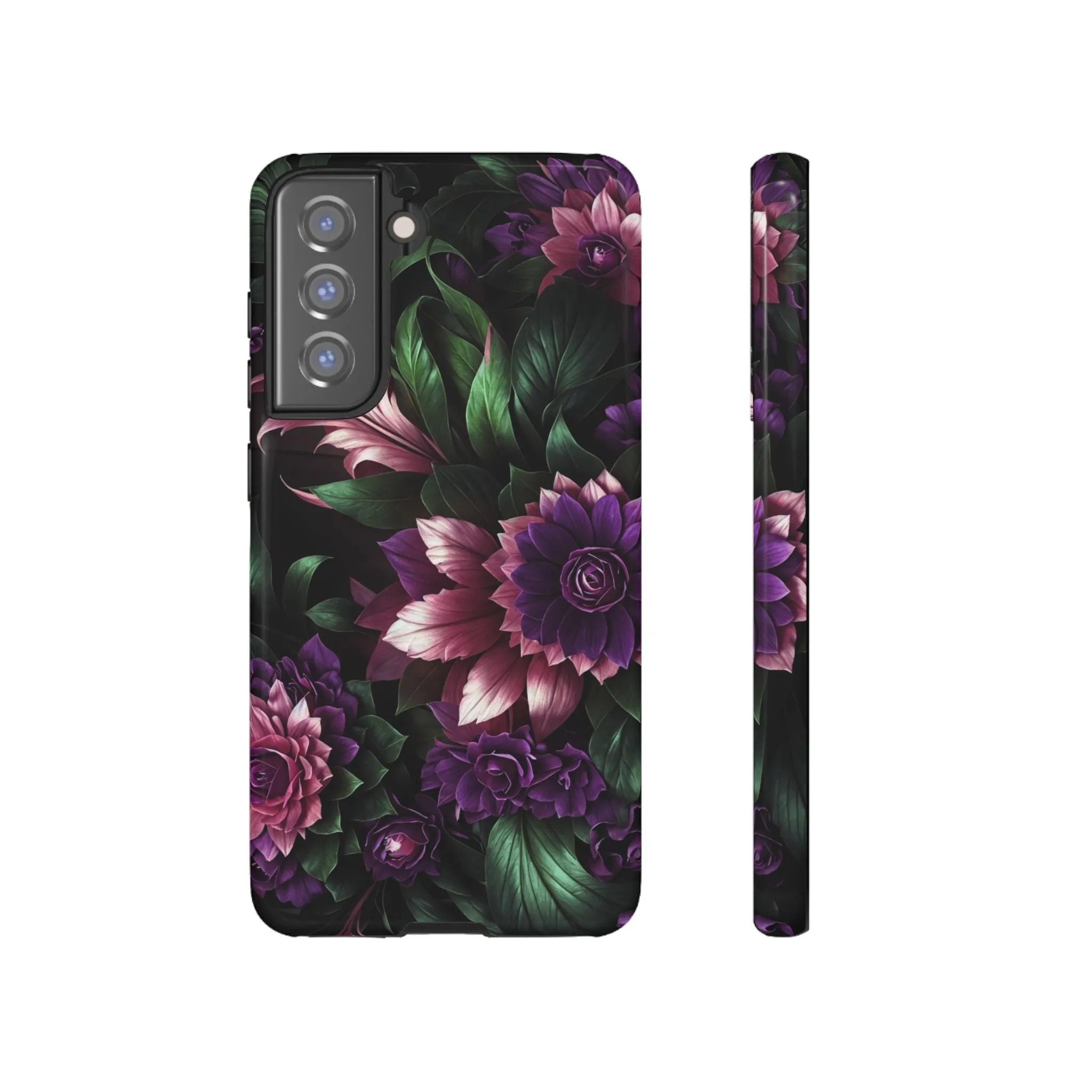 Intrigue and Elegance Collide: The Dark Floral Cell Phone Case You've Been Searching For