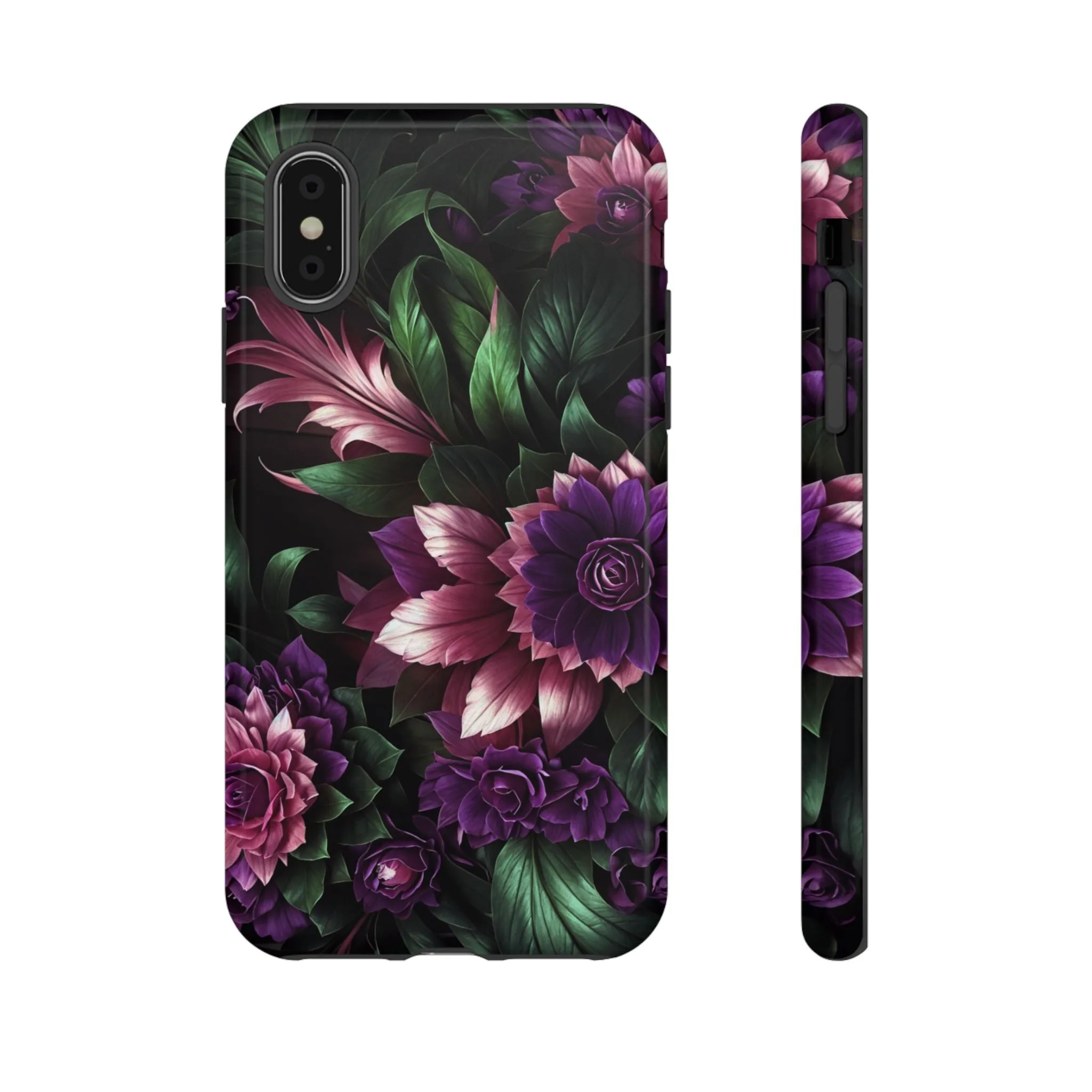 Intrigue and Elegance Collide: The Dark Floral Cell Phone Case You've Been Searching For