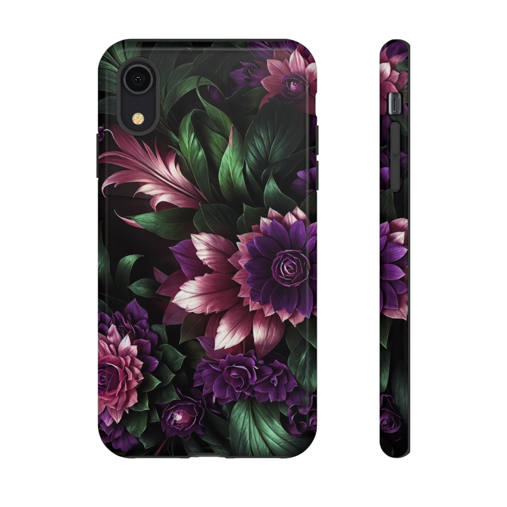 Intrigue and Elegance Collide: The Dark Floral Cell Phone Case You've Been Searching For