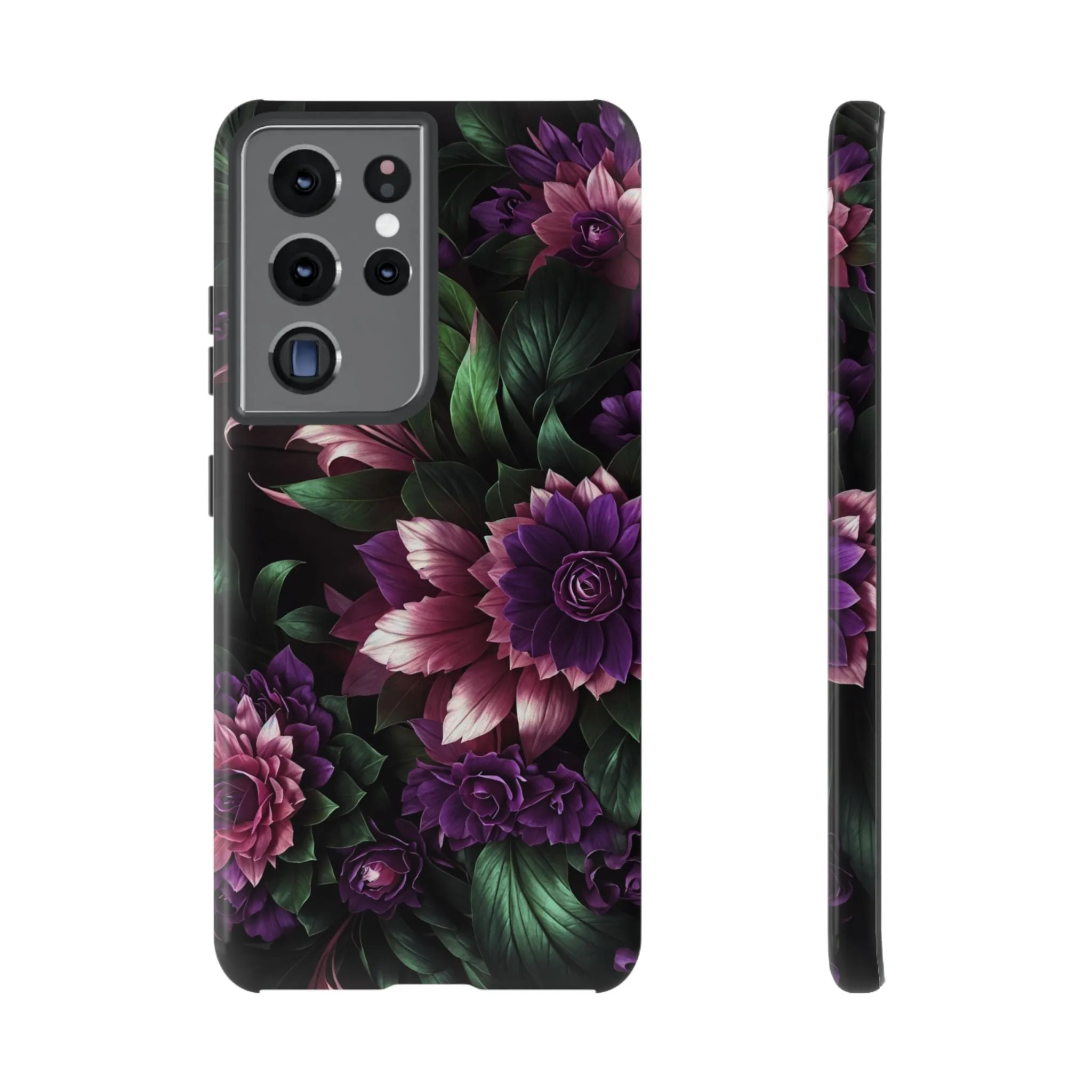 Intrigue and Elegance Collide: The Dark Floral Cell Phone Case You've Been Searching For