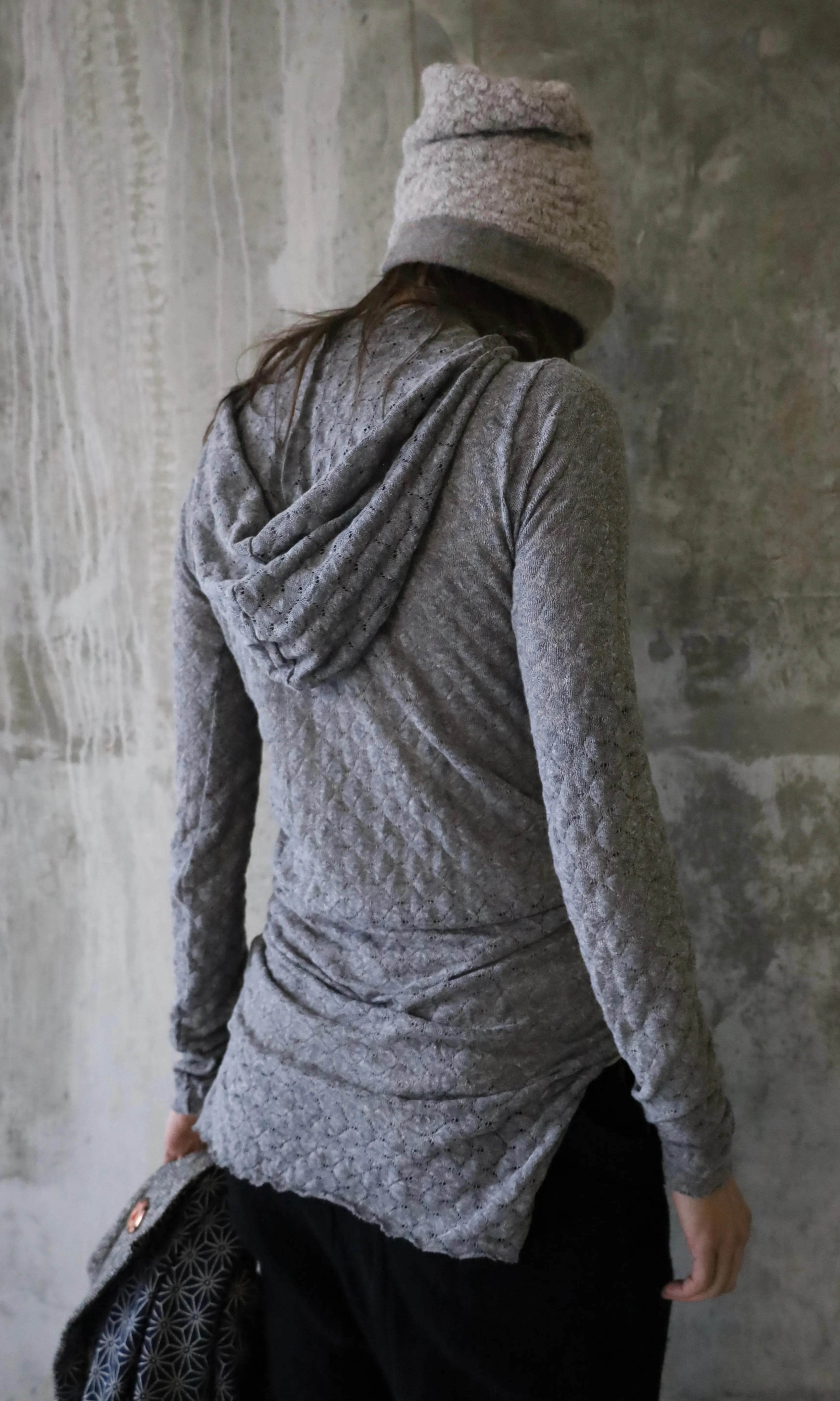 ITALIAN COTTON LACE HOODIE