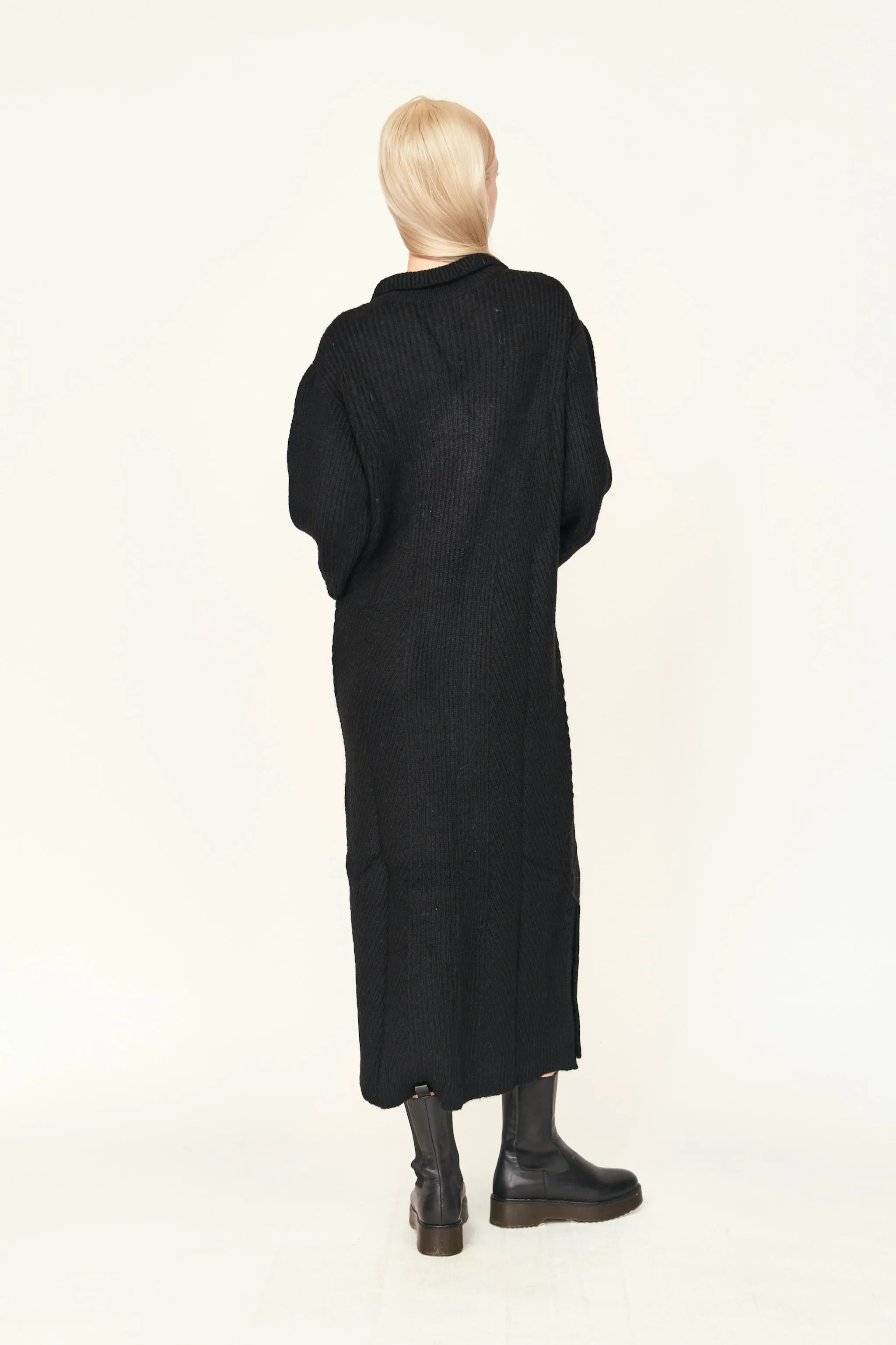 Jackson Sweater Dress in Black