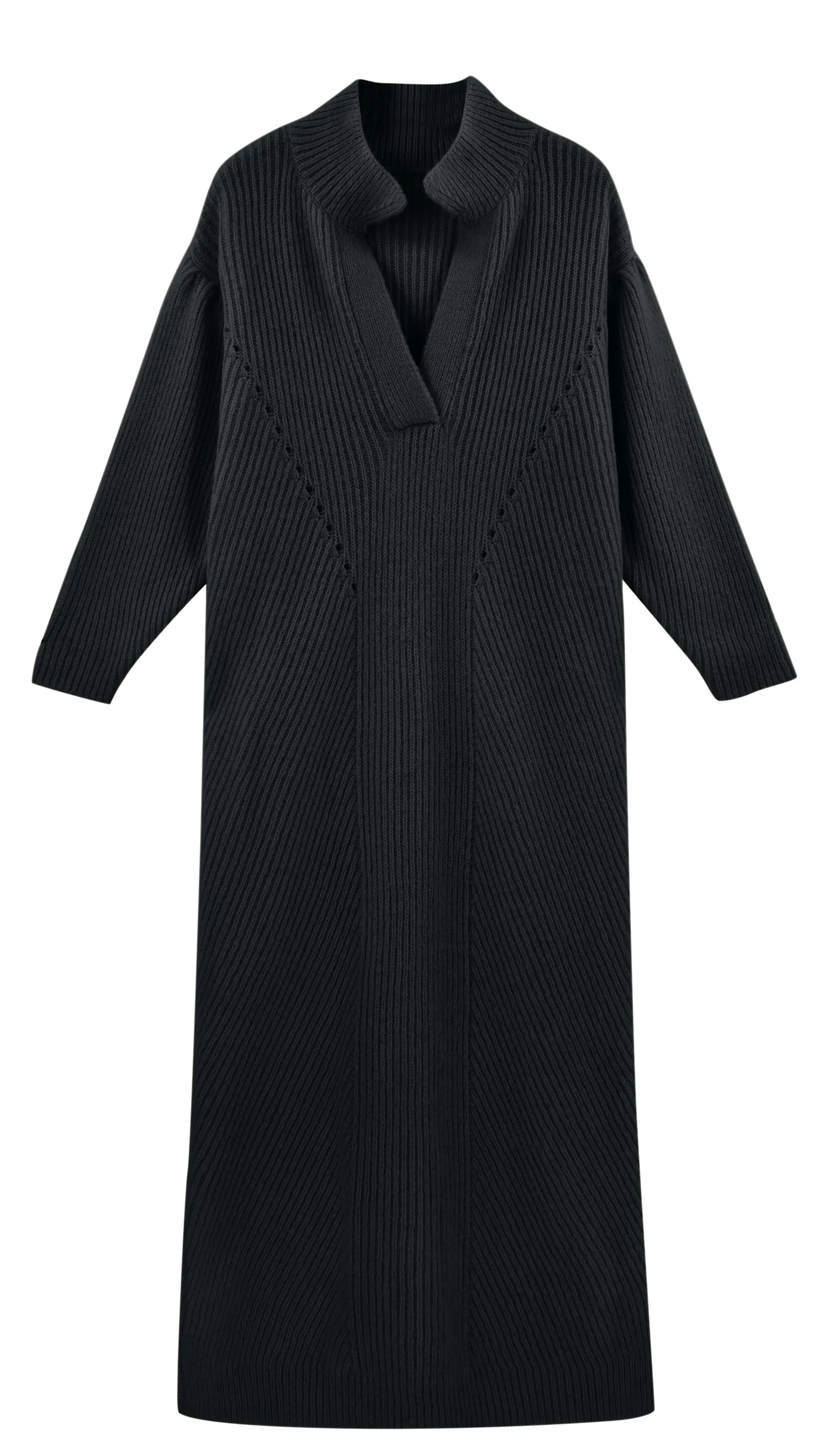 Jackson Sweater Dress in Black