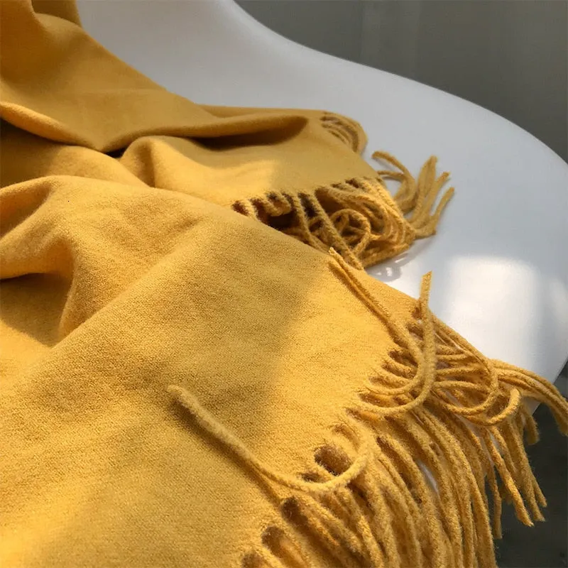 [Korean Style] Harper Unisex Solid Color Scarf 12 Colors