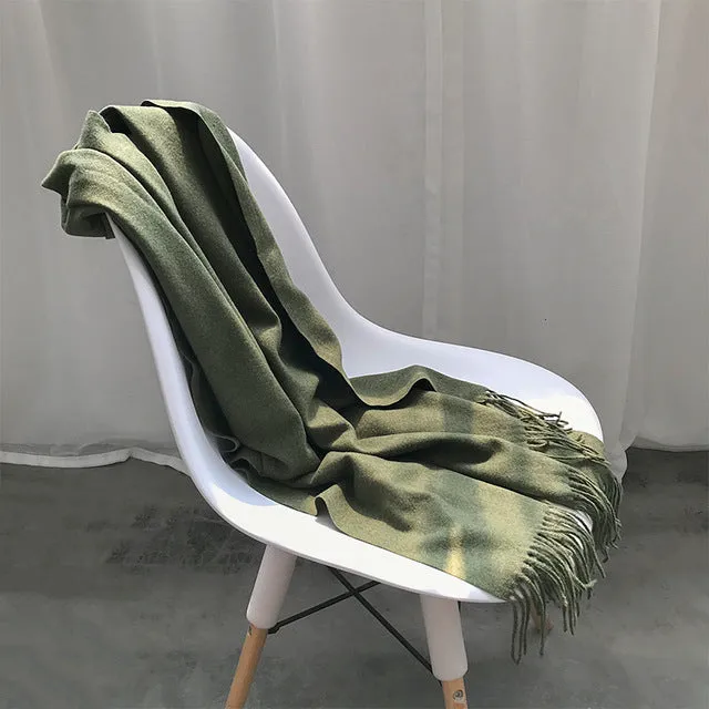 [Korean Style] Harper Unisex Solid Color Scarf 12 Colors