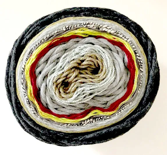 Layers yarn cakes